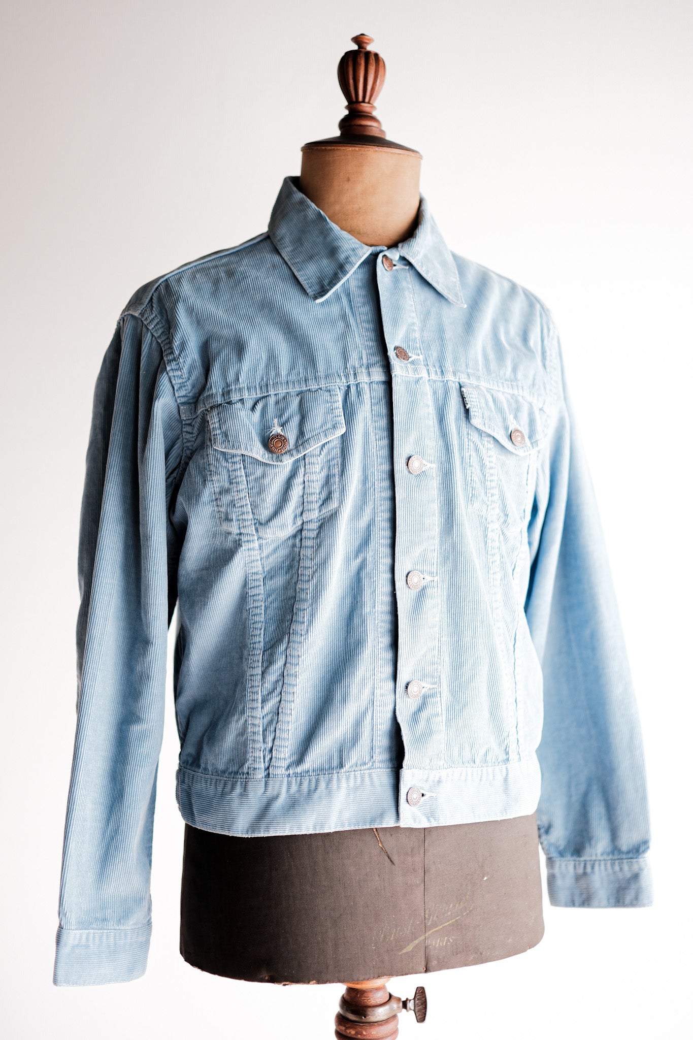 [〜60年代] Vintage Levi的Slim Fit Corduroy夾克“ Big E”