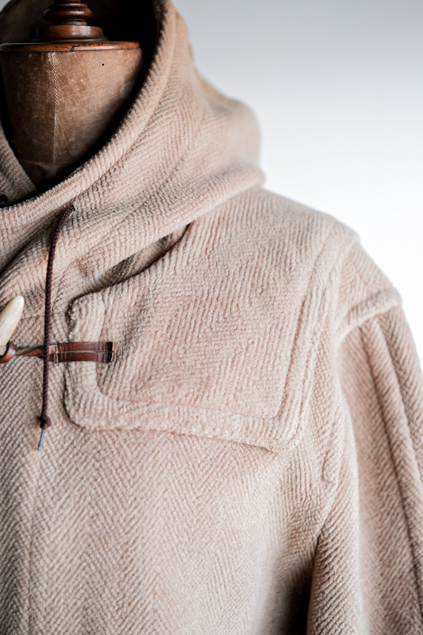［~80's］Old England Wool Duffle Coat Made by INVERTERE "Moorbrook"