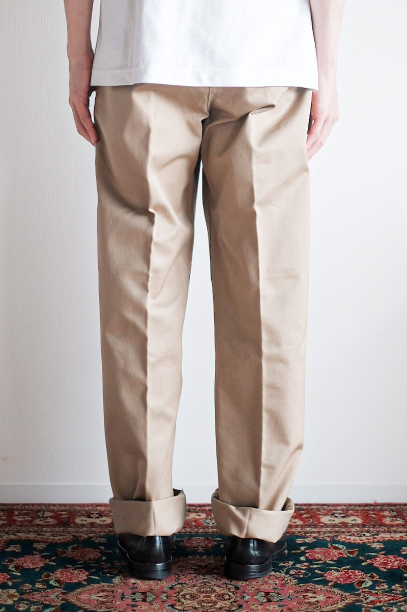 [~ 60's] กองทัพฝรั่งเศส M52 เสื้อกางเกงขนาดของ Chino ขนาด 80m "Dead Stock"