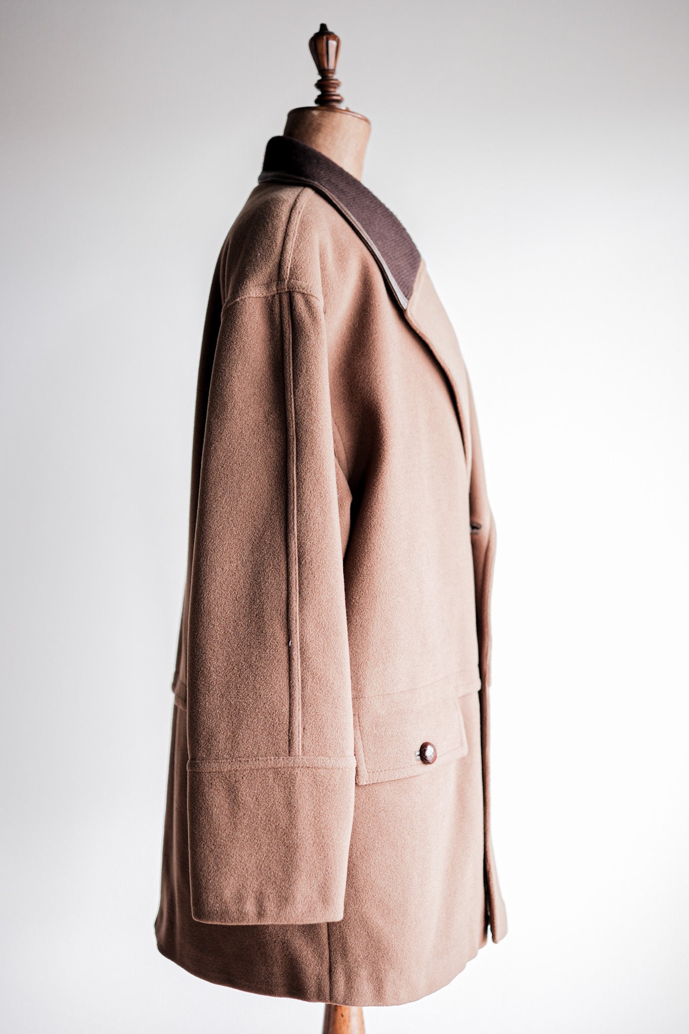 【~80's】Old Gucci Shawl Collar Cashmere Jacket Size.50