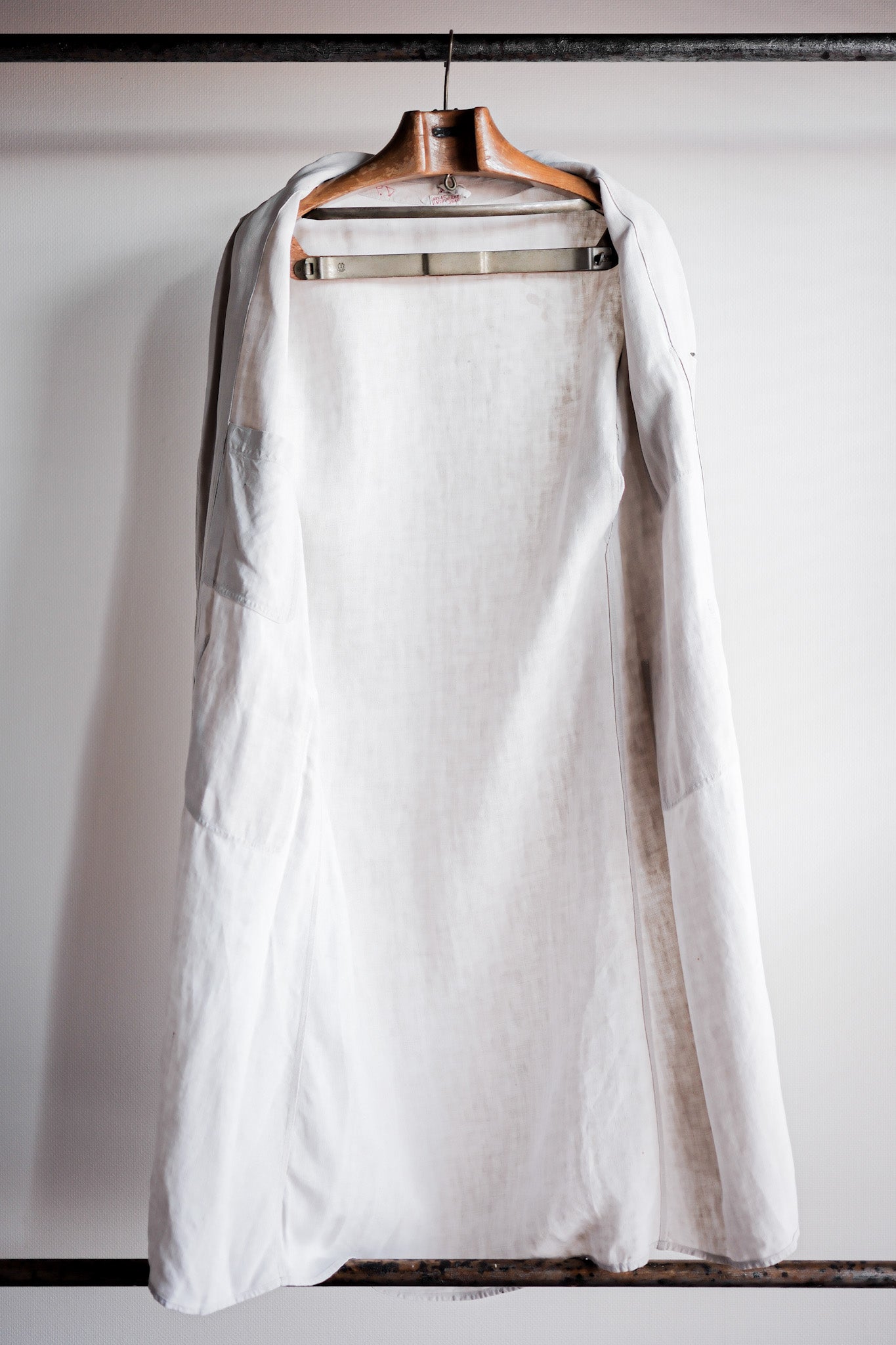 ［~30's］French Vintage Linen Coat "Belle Jardiniere"