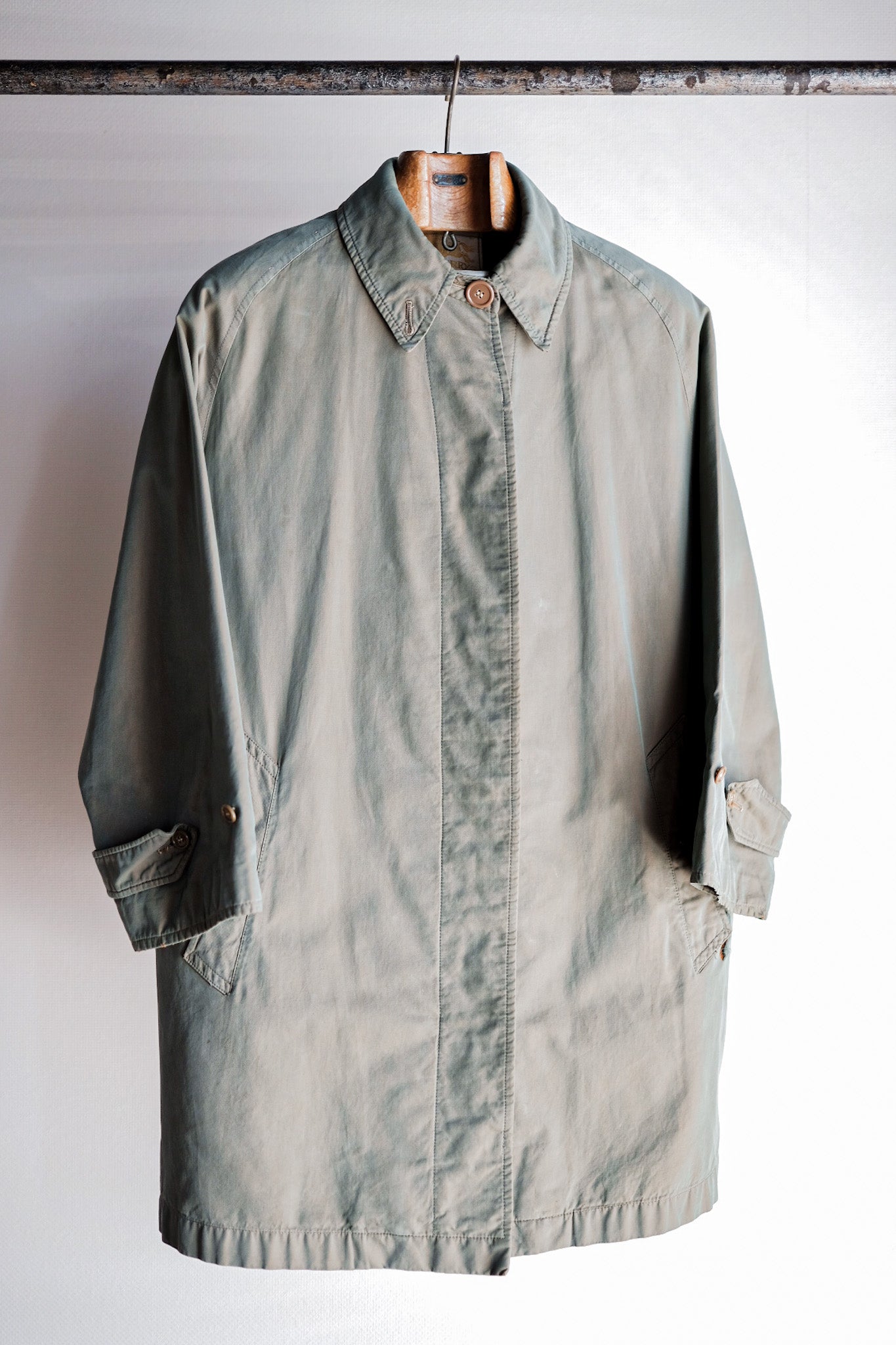 ［~50's］Vintage Burberry's Single Raglan Balmacaan Coat C100 "TAMAMUSHI" "Made in France"