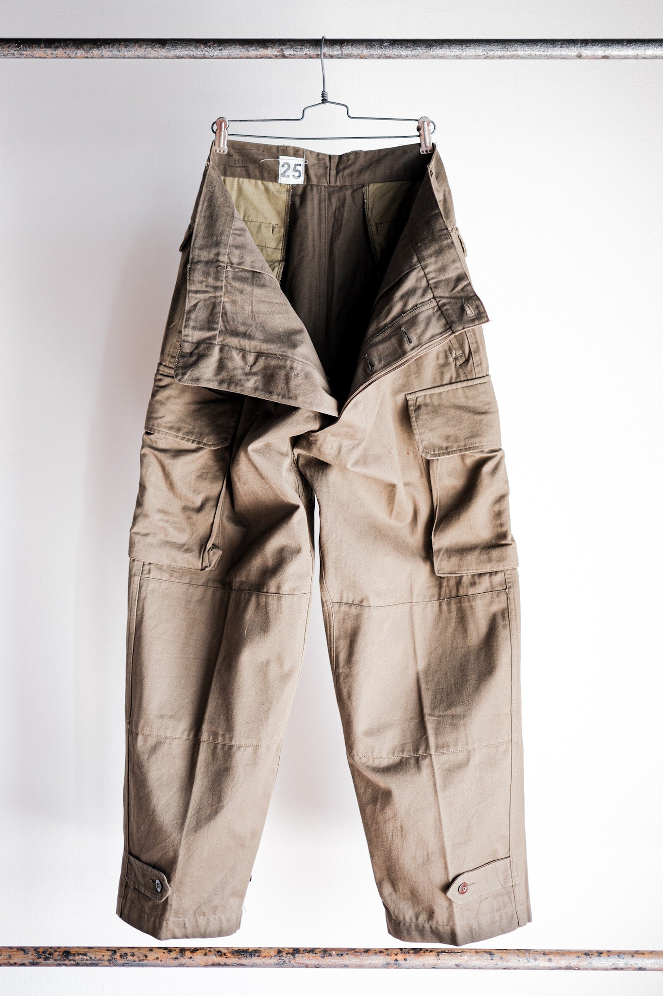 60's] French Army M47 Field Trousers Size.25 