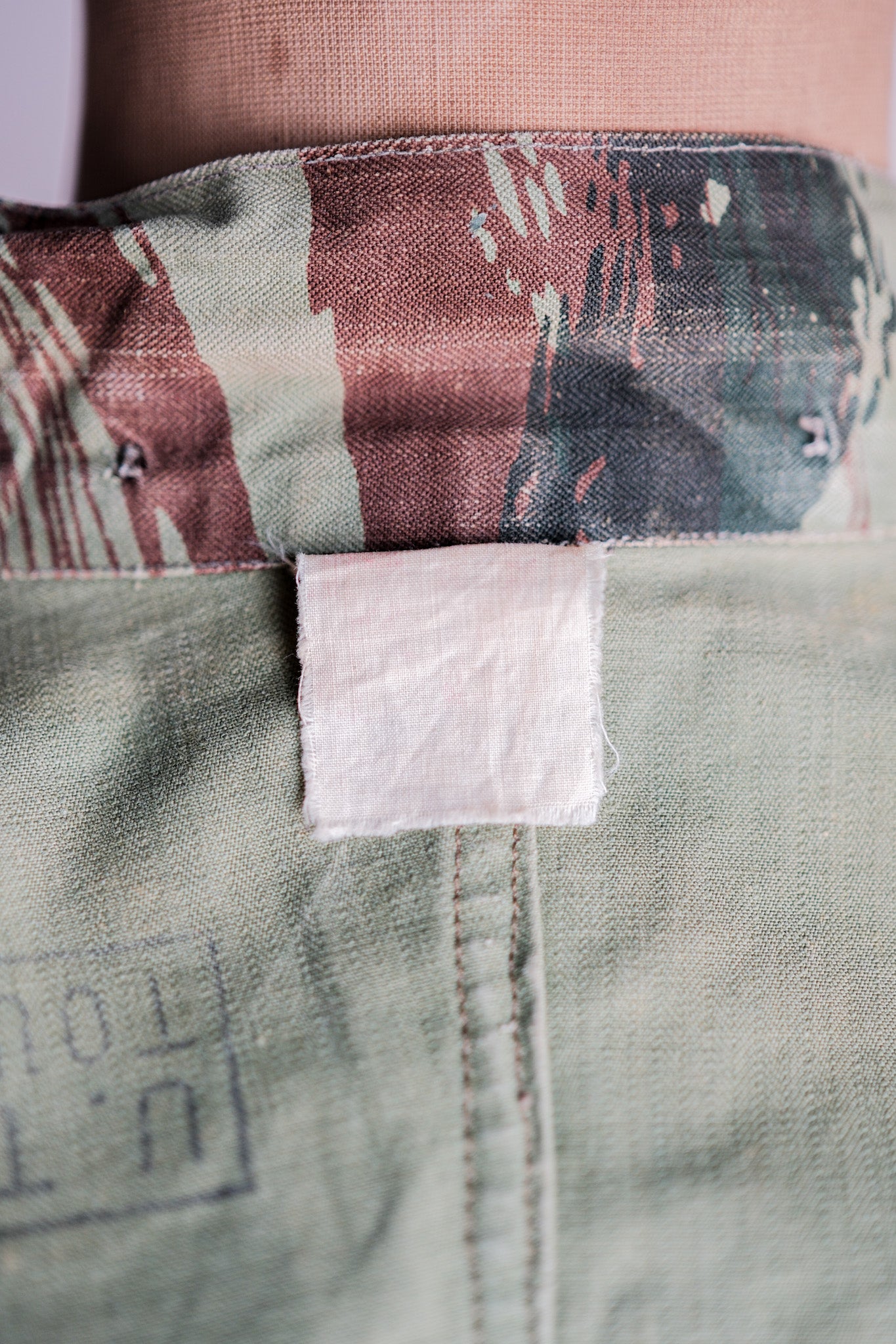 【~60's】French Army TAP47/56 Lizard Camo Paratrooper Jacket