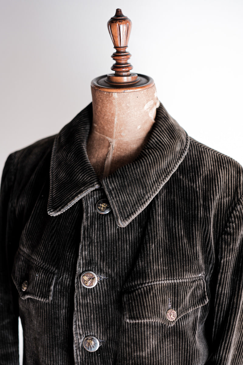 40s french vintage metis hunting jacket斜めに吊り上がった胸