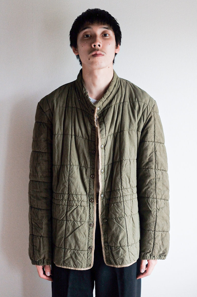 【~50's】French Army Quilted Liner Jacket Size.6