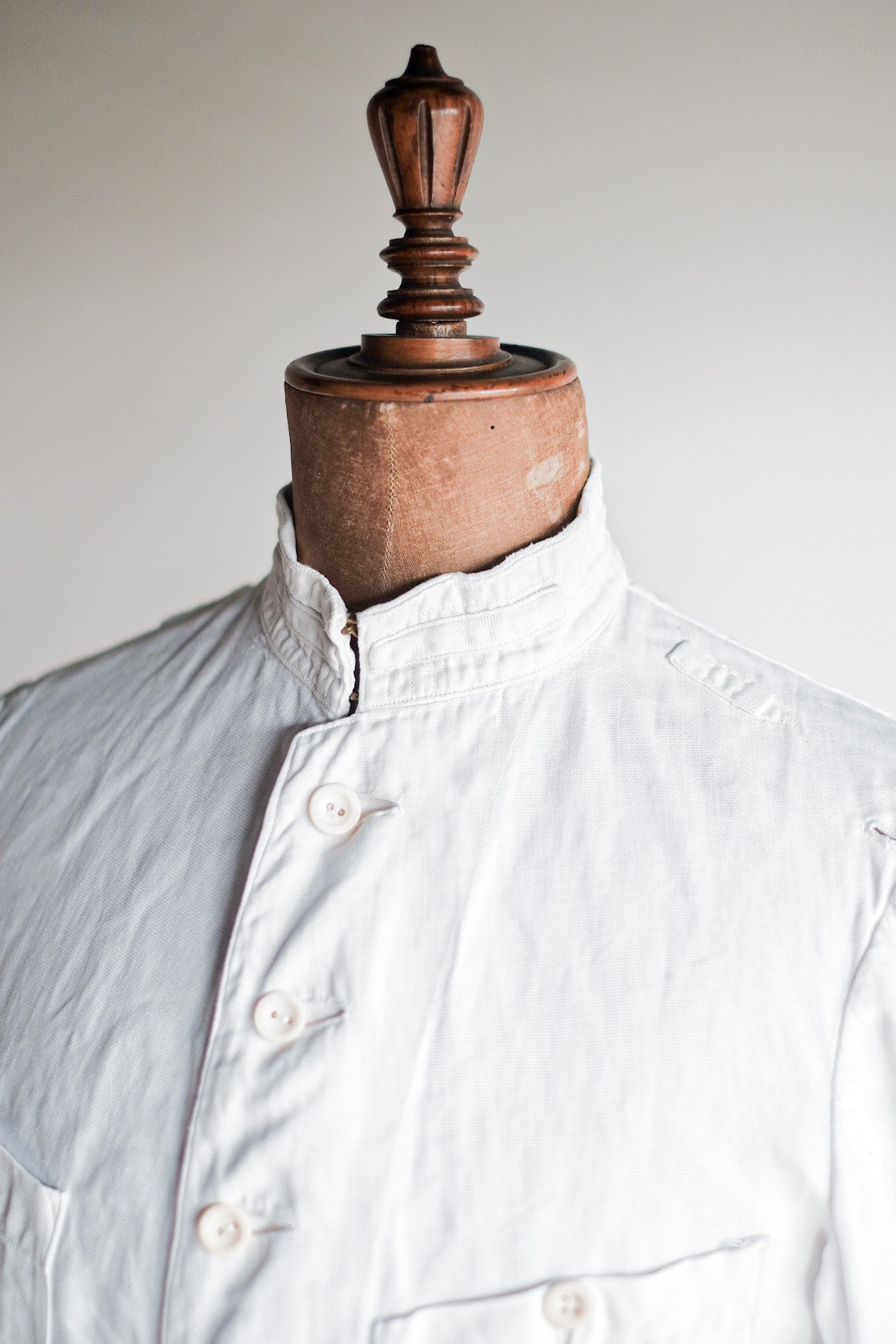 [~ 20's] French Army Cotton Linen Colonial Jacket