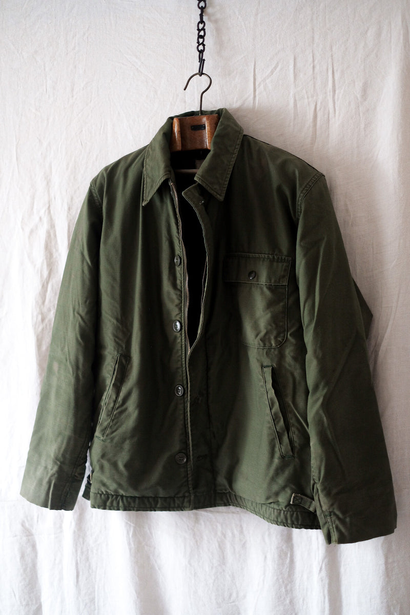 【~70's】US Vintage U.S.NAVY A-2 Deck Jacket