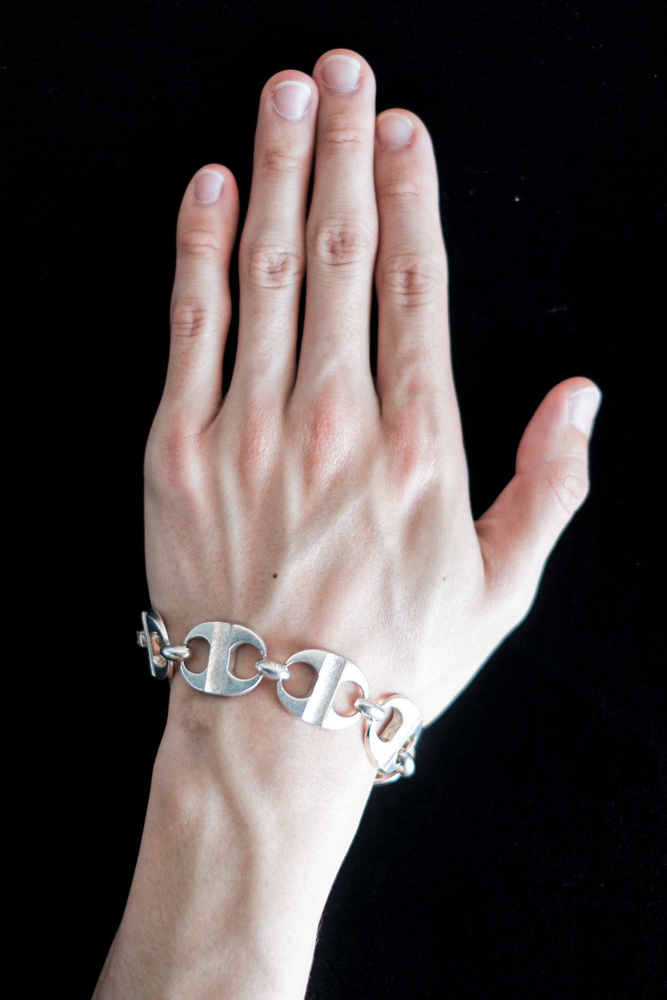 ［~60’s］Europe Vintage Silver 835 Bracelet