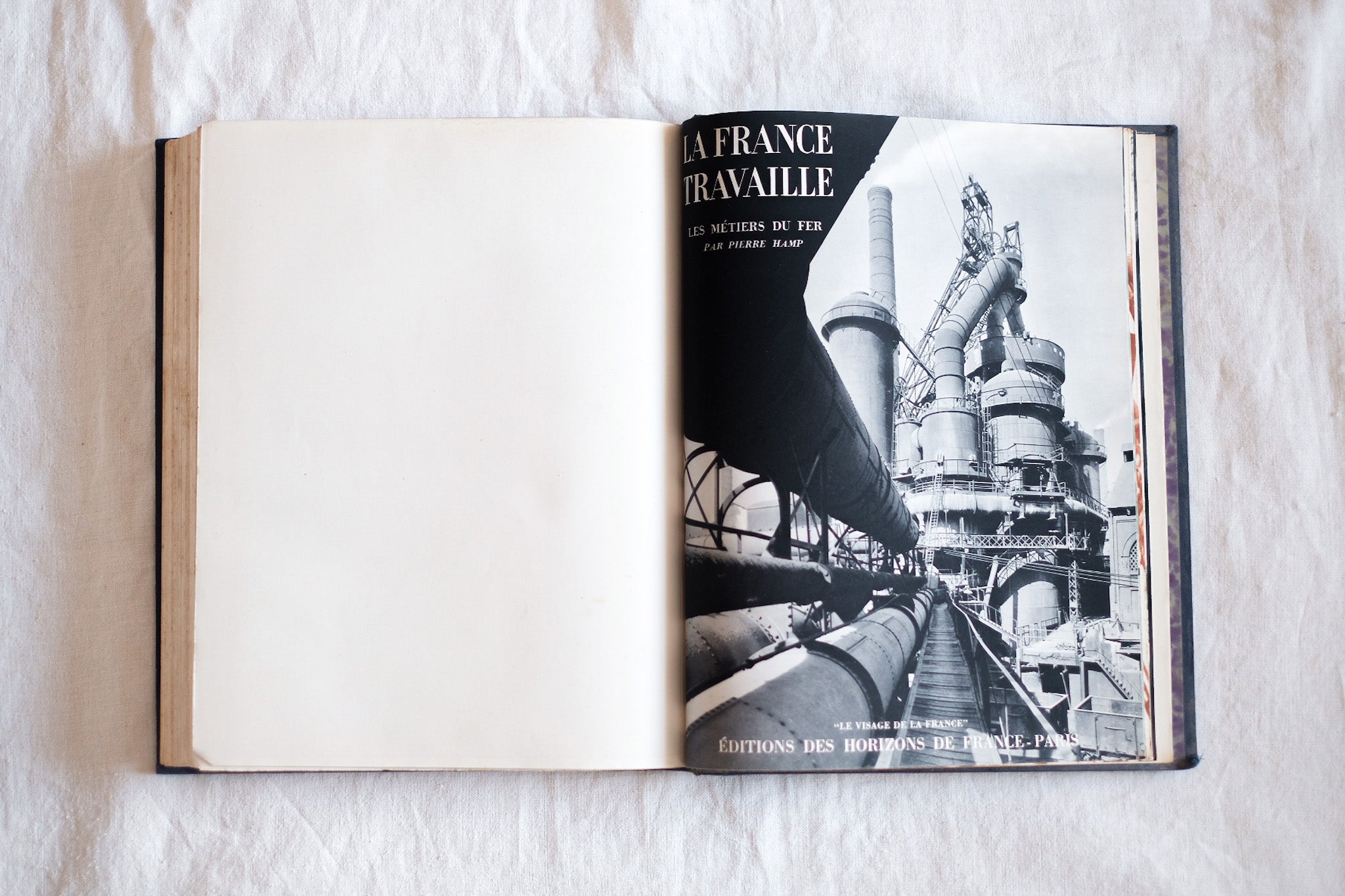 30's】French Vintage LA FRANCE TRAVAILLE Ⅰ u0026 Ⅱ Set