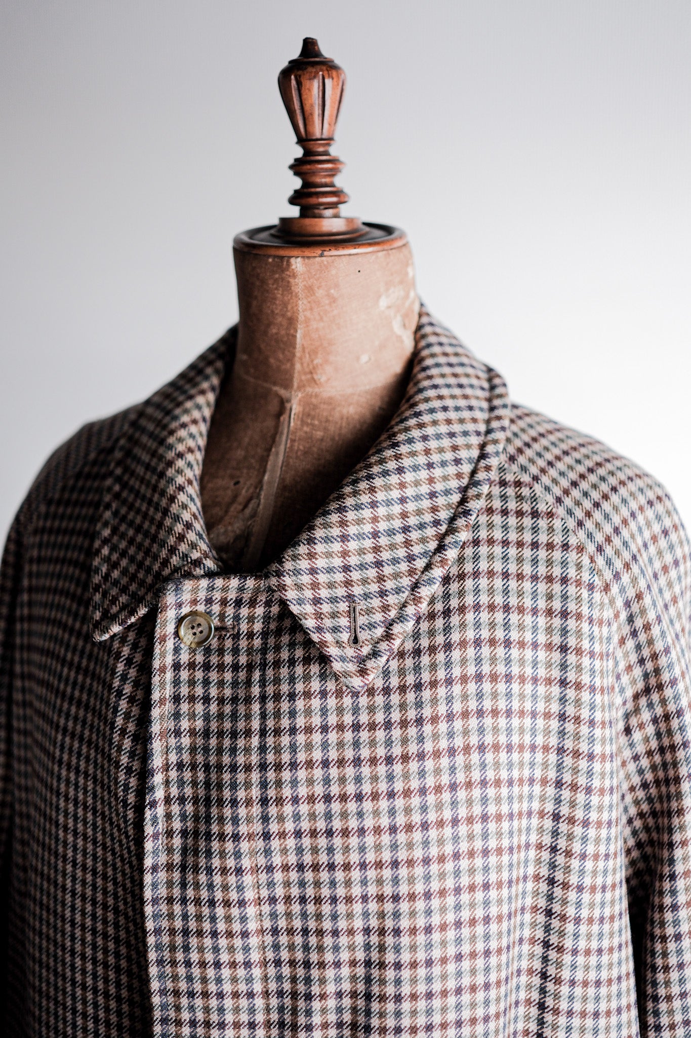 ［~80's］Vintage Burberry's Single Raglan Wool Balmacaan Coat Size.56REG
