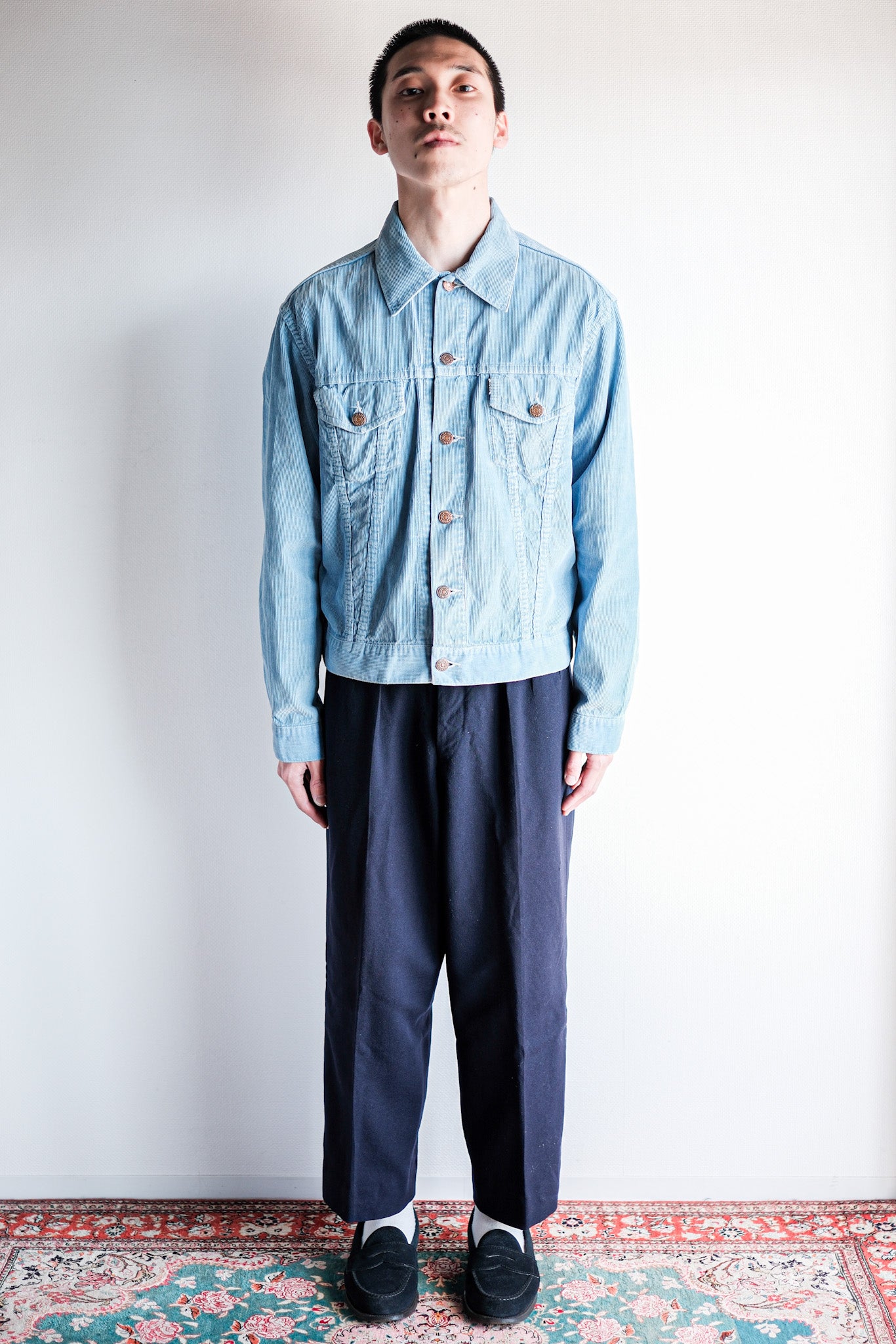 ［~60's］Vintage Levi's Slim Fit Corduroy Jacket "Big E"