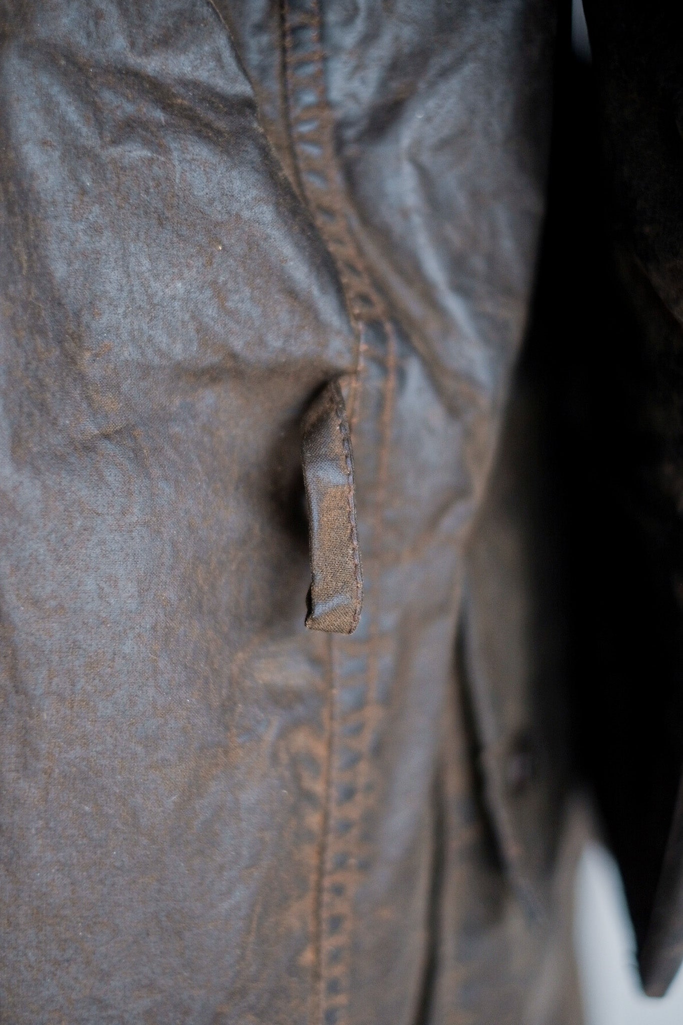 ［~80's］Vintage Barbour "SOLWAY ZIPPER" With Hood 2 Crest Size.40