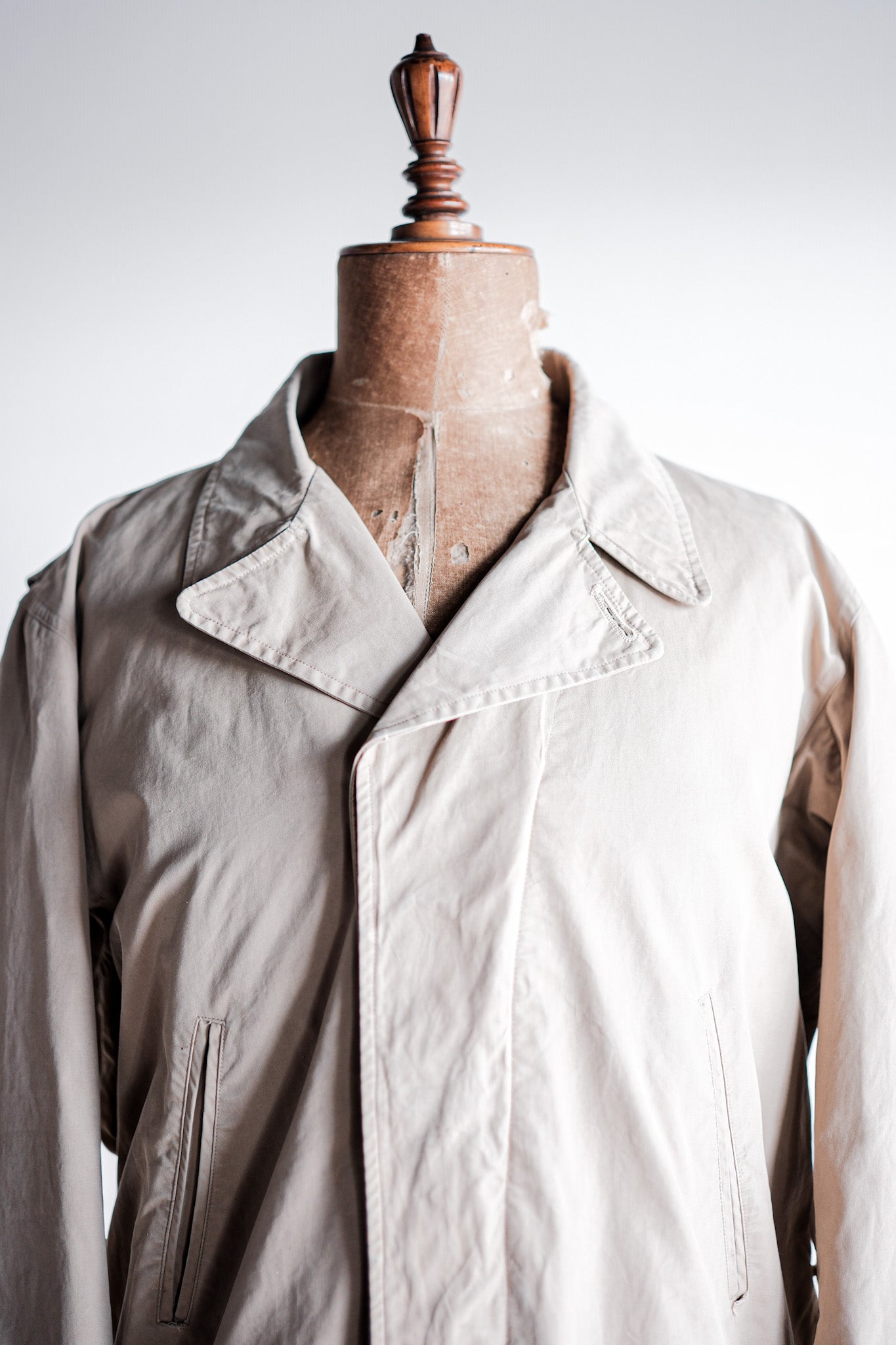 ［~50's］British Vintage Half Belt Ventile Jacket "Elton Weatherpoof"