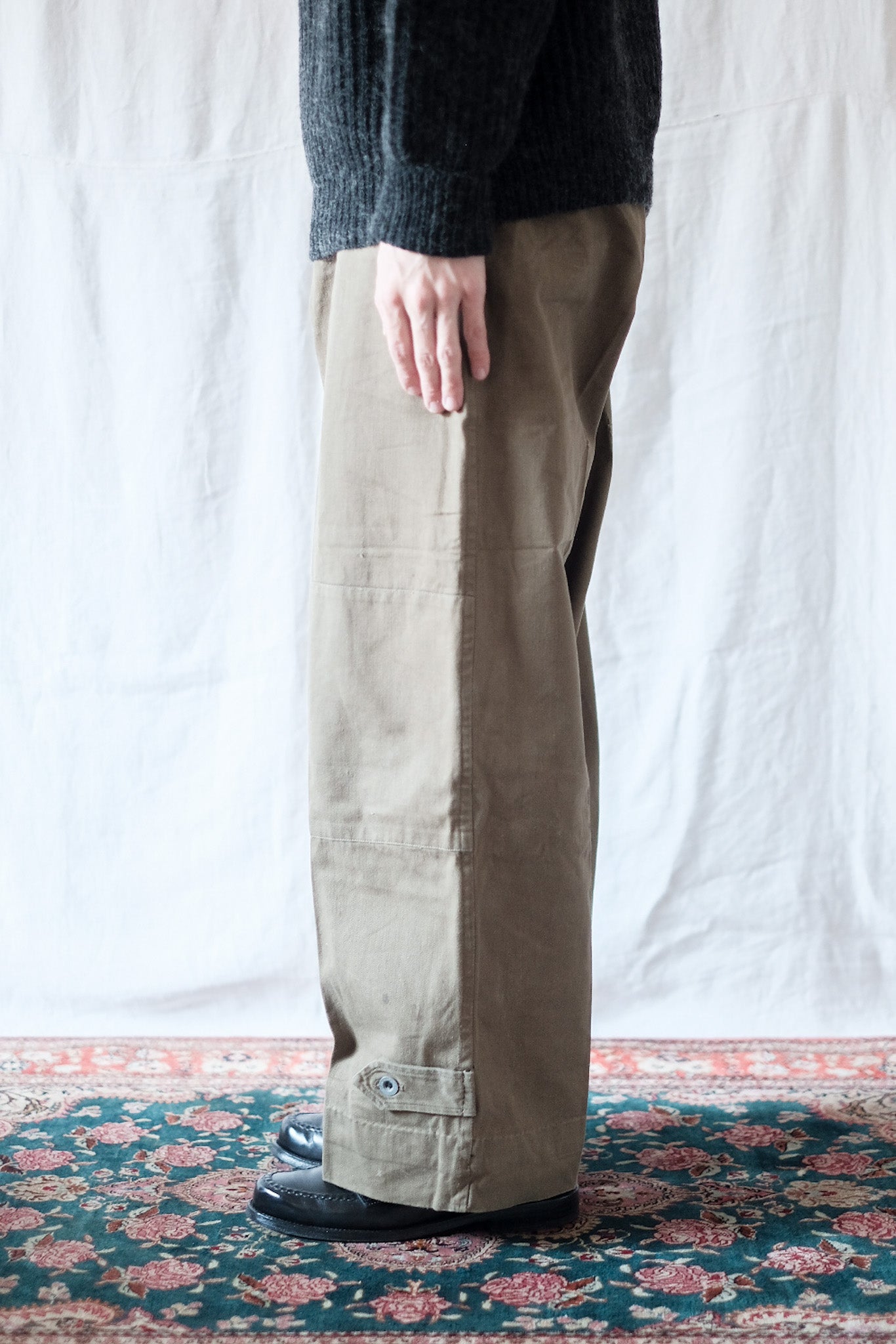 【~50's】French Army M47 Field Trousers "Motorcycle Type"