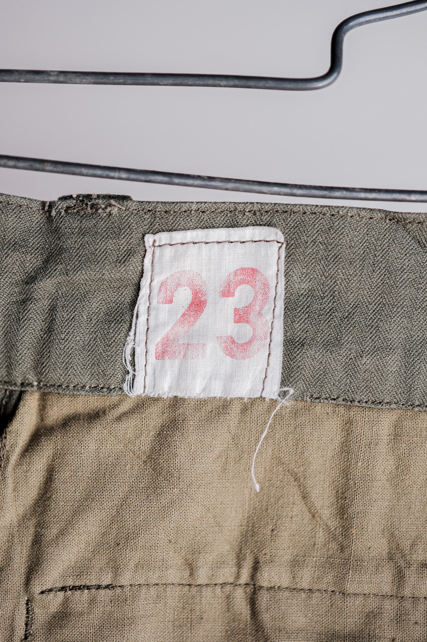 [~ 60's] French Army M47 Field Trousers Size.23