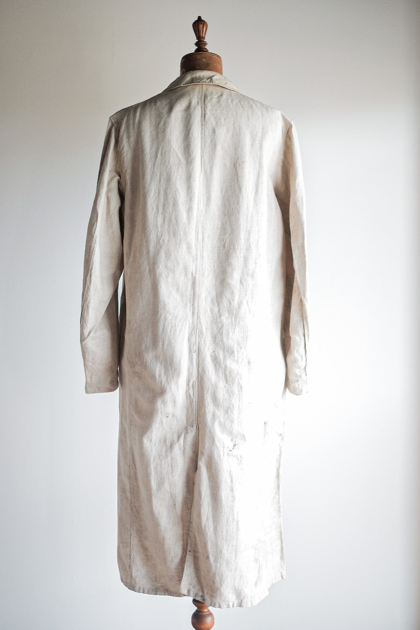 ［~30's］French Vintage Linen Work Coat
