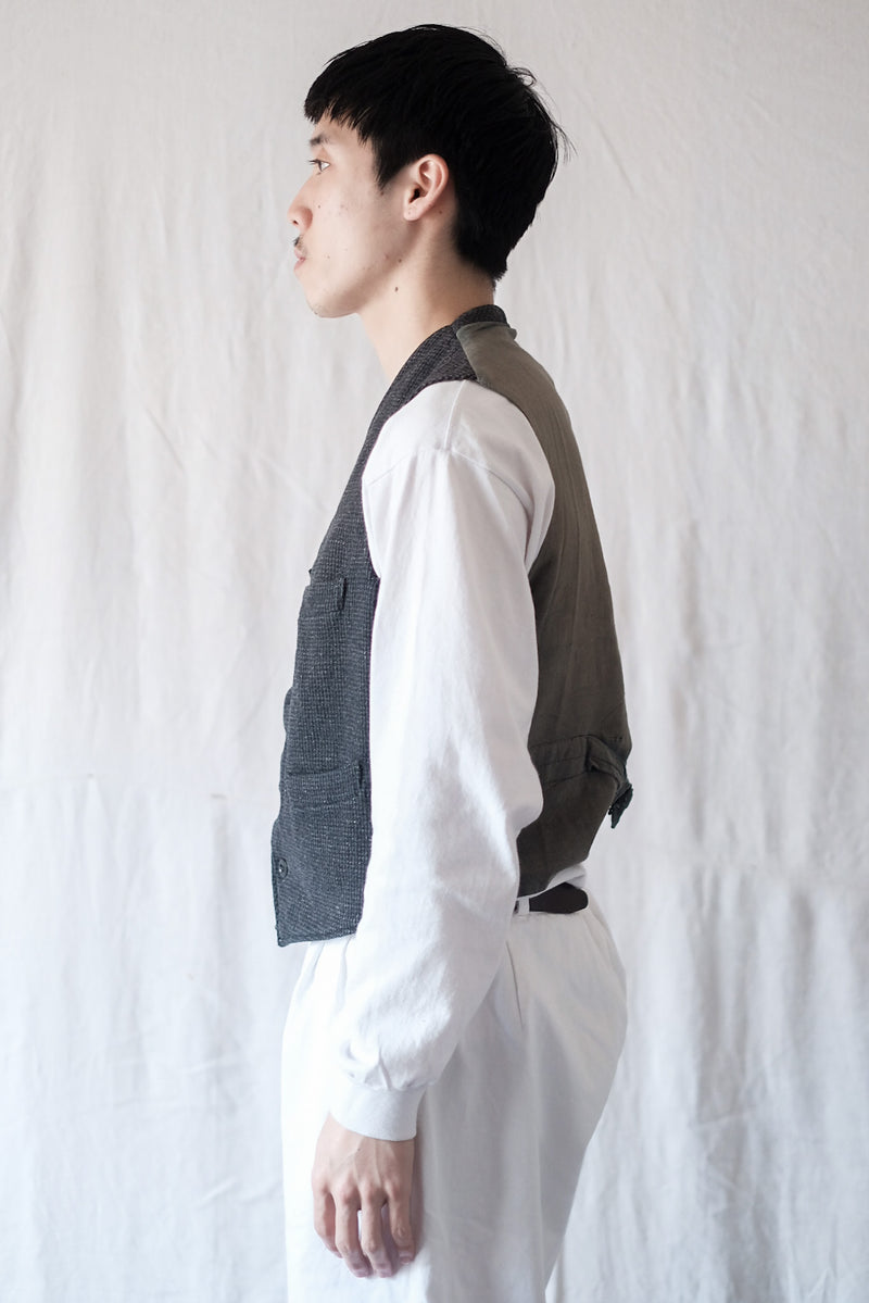 【~50's】French Vintage Wool Gilet