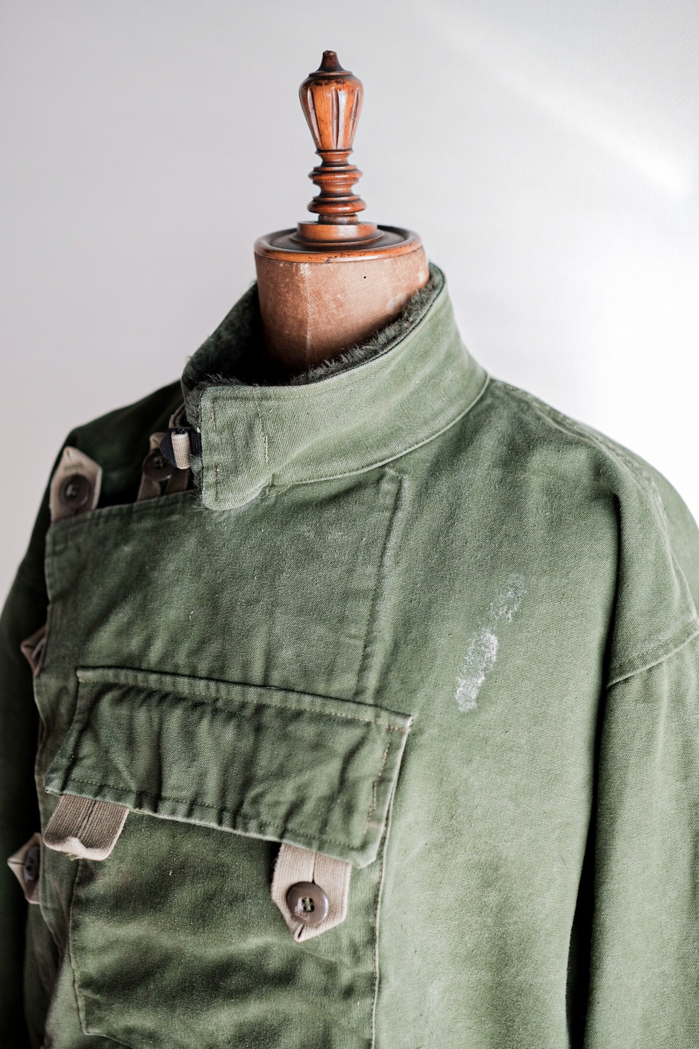 ［~60's］Swedish Army Dispatch Rider Motorcycle Jacket With Liner Size.C56