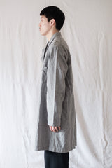 [~ 50's] French Vintage Black Chambray Atelier Coat "Adolphe Lafont"