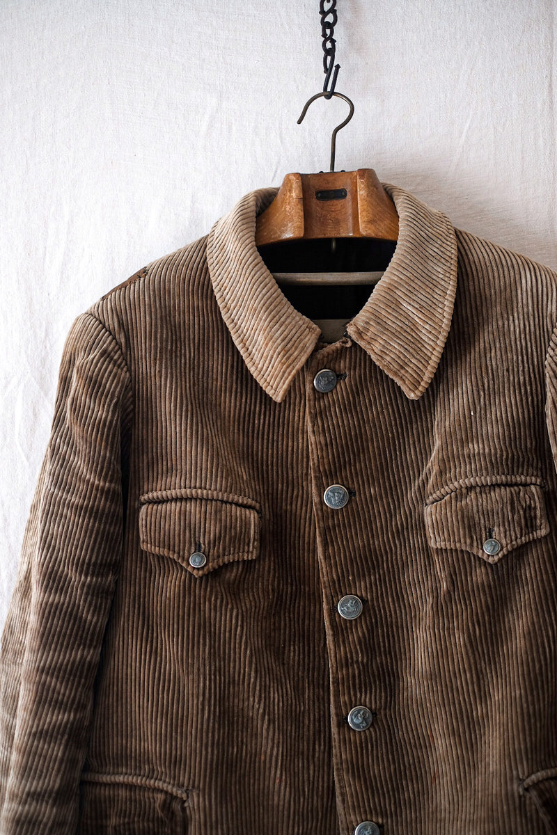 [~ 30's] แจ็คเก็ต Gamekeeper Gamekeeper ของ French Vintage Brown