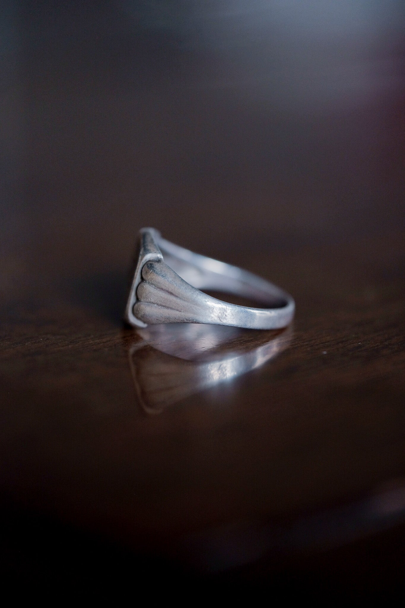 ［~70’s］Europe Vintage Silver 800 Ring