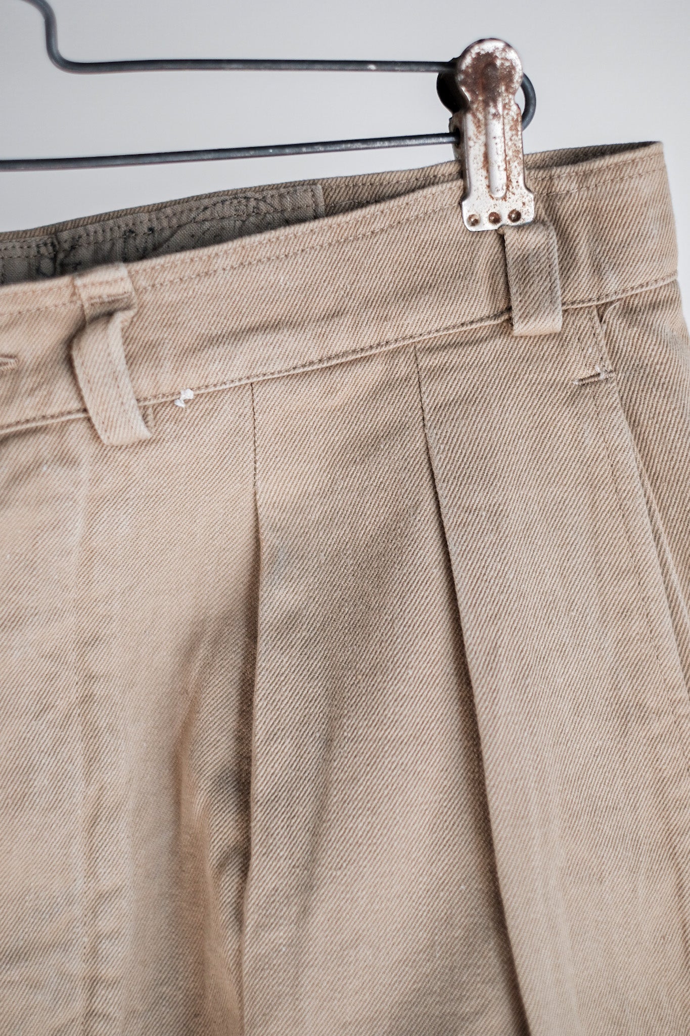 [~ 50's] French Army M52 CHINO TROUSERS SIZE.84m