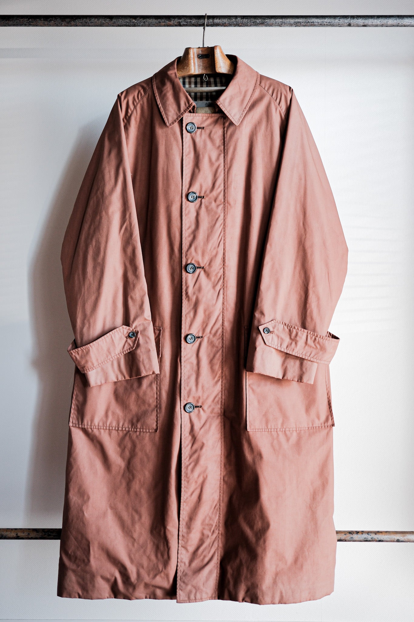 ［~80's］Vintage Aquascutum Single Raglan Soutien Collar Coat