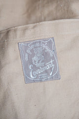 [~ 50's] ผ้าลินินผ้าลินินผ้าฝ้ายวินเทจฝรั่งเศส "Garally Lafayette" "Dead Stock"