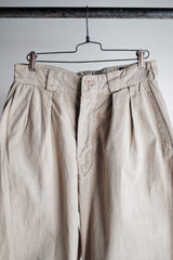【~50's】French Army M52 Chino Trousers Size.76C "Indochina Model"