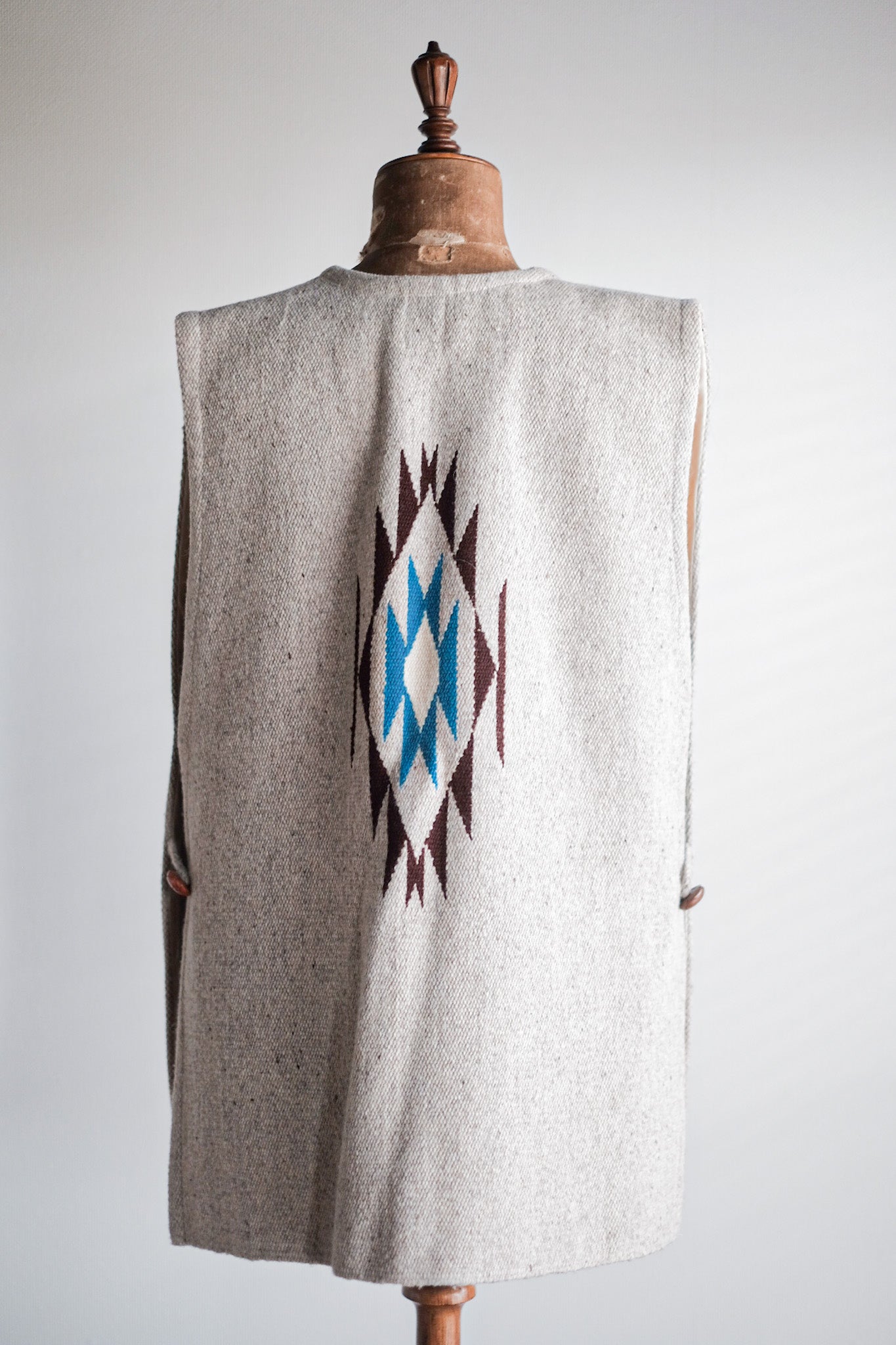 【~40's】Vintage Ortega's Chimayo Wool Vest