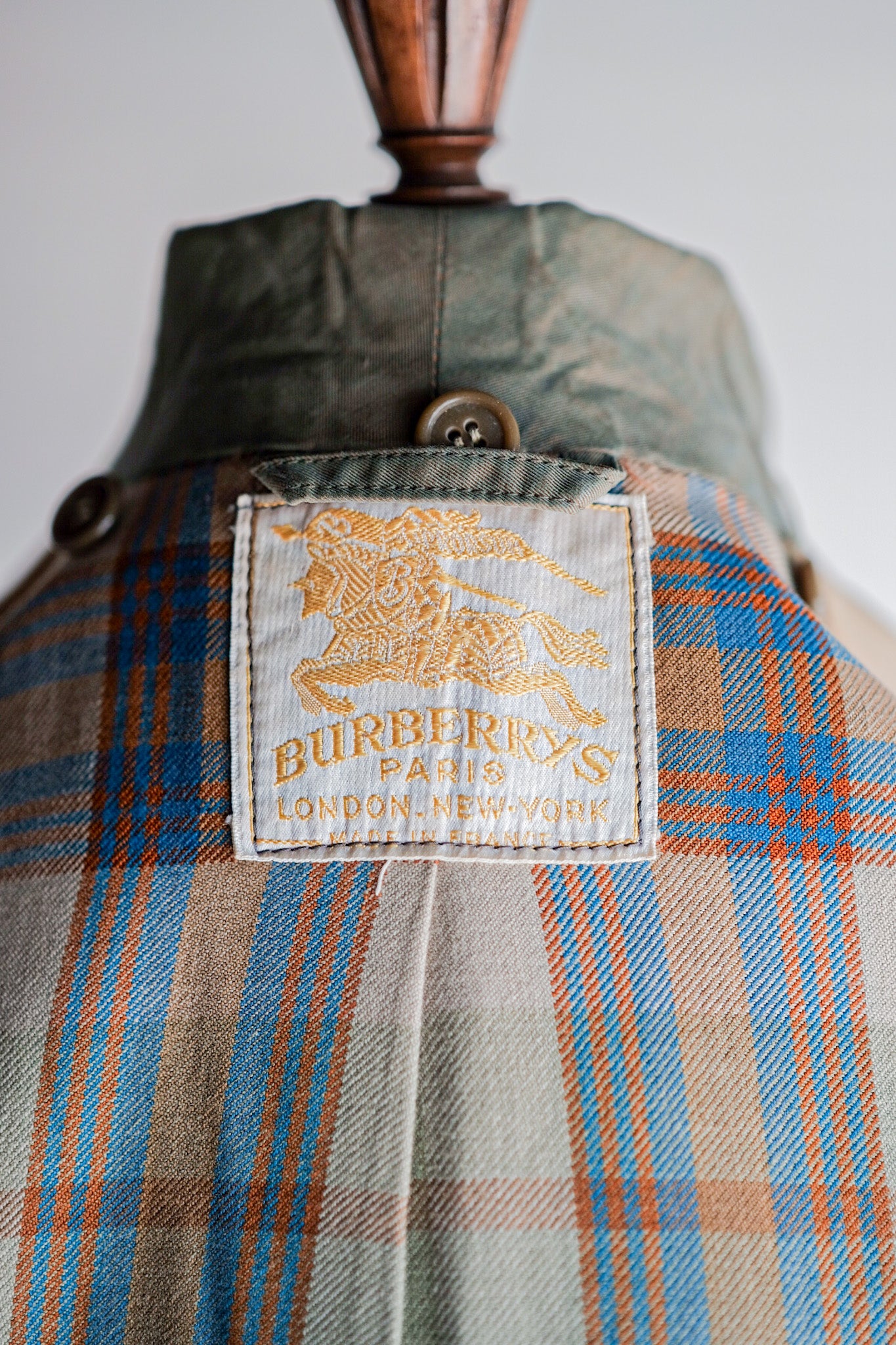 ［~50's］Vintage Burberry's Single Raglan Balmacaan Coat C100 "TAMAMUSHI" "Made in France"