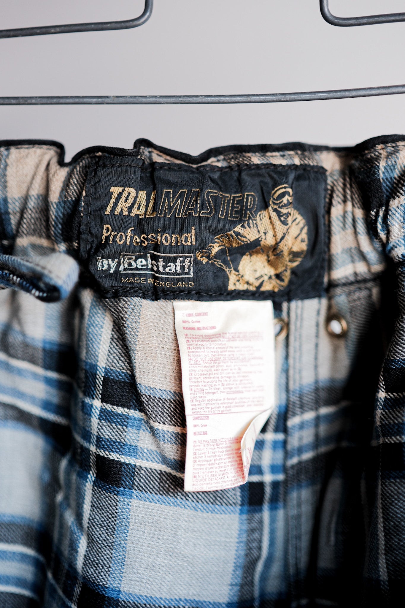【~60's】Vintage Belstaff Waxed Jacket & Trousers Set Up Size.38 "TRIALMASTER"