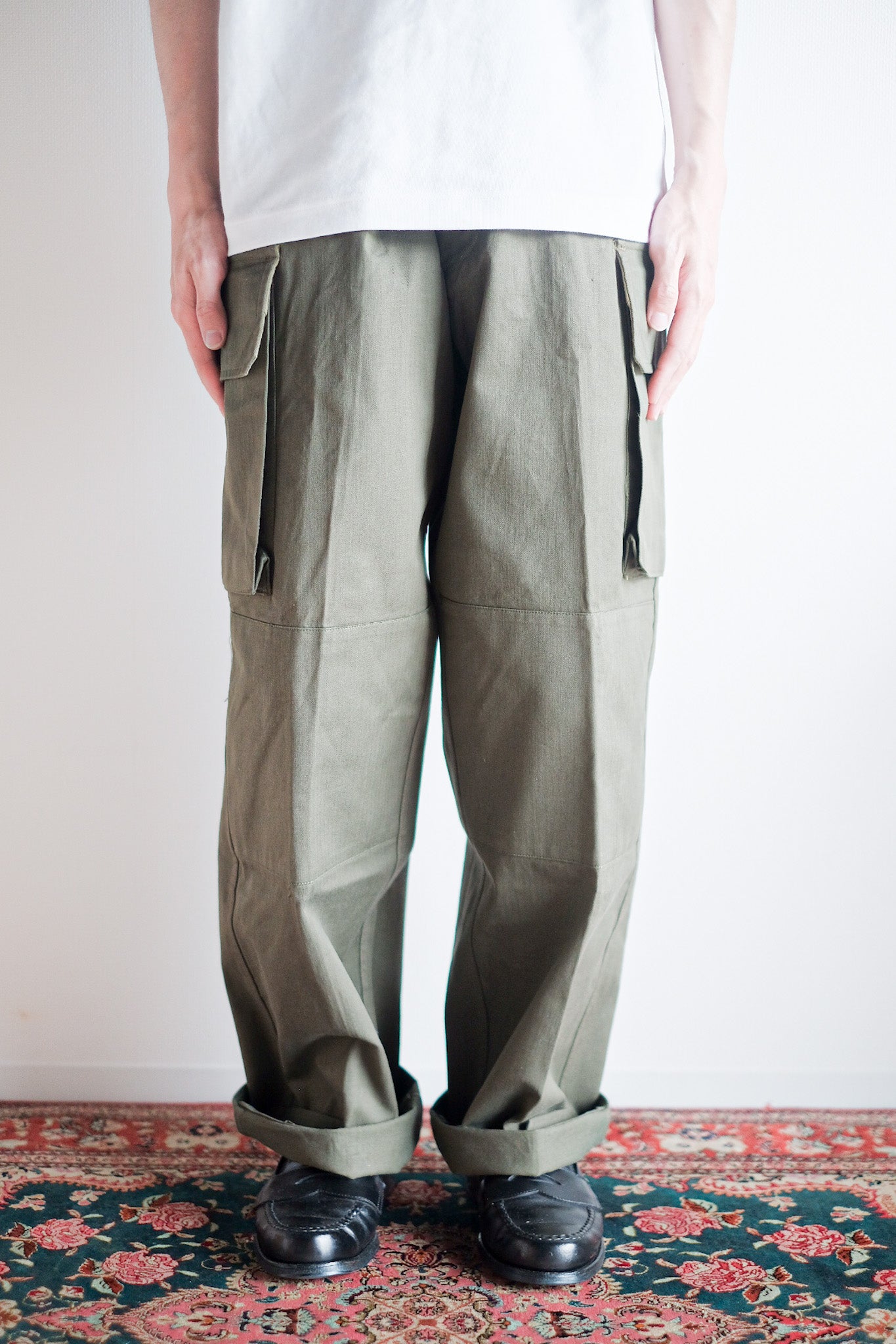 ［~60's］French Army M47 Field Trousers Size.33 "Dead Stock"