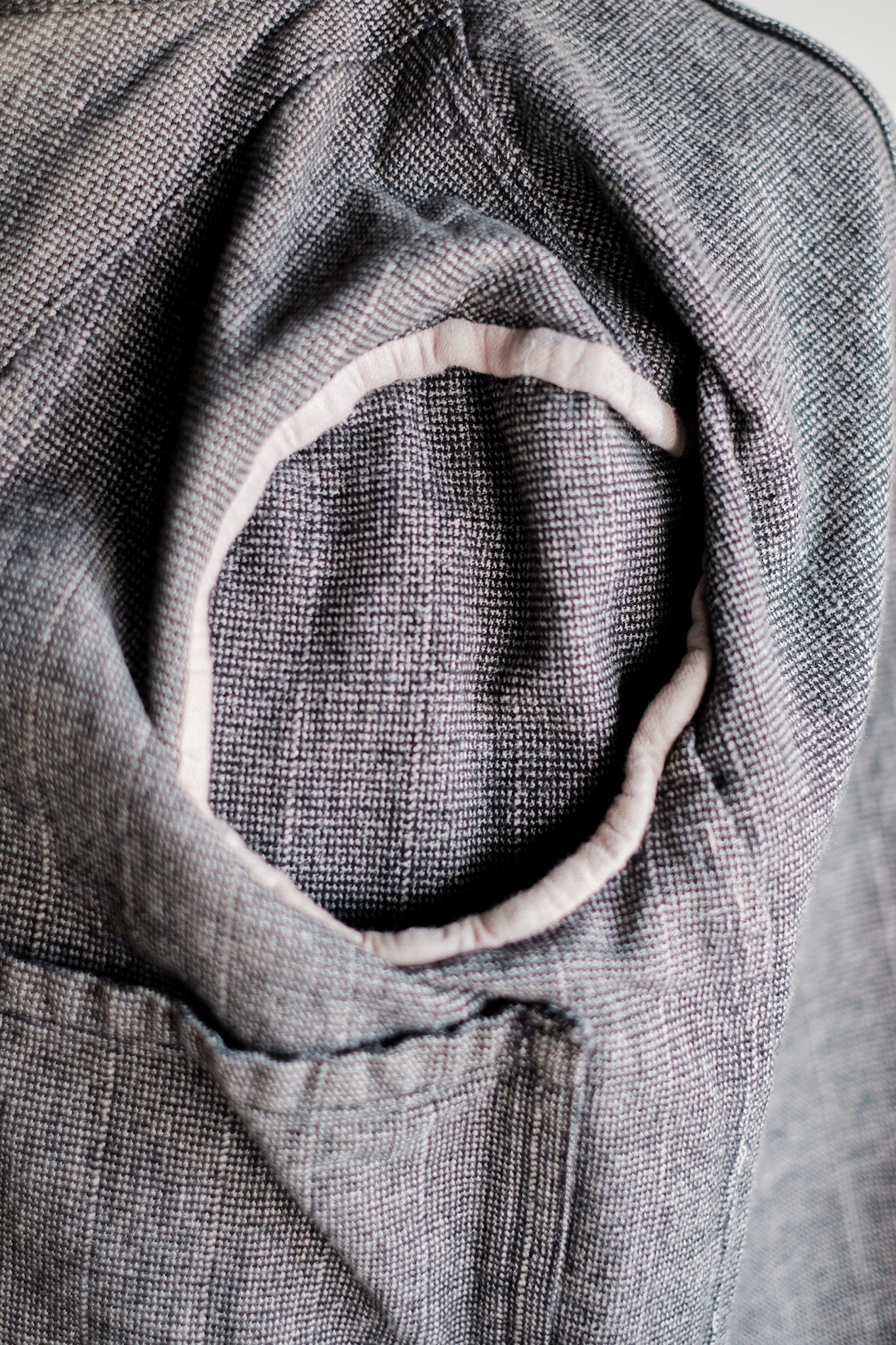 ［~30's］French Vintage Cotton Checked Sack Jacket