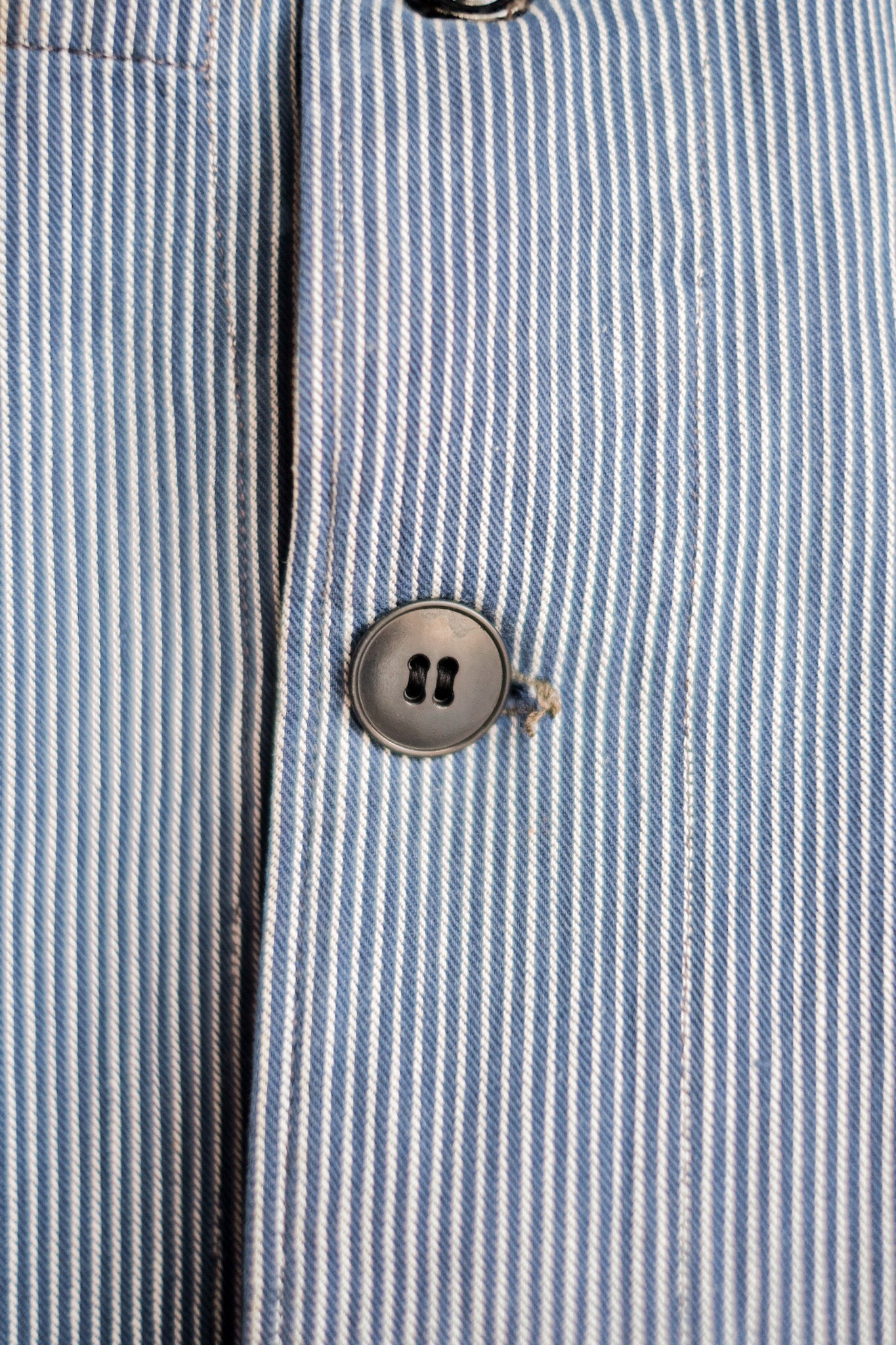 ［~50's］French Vintage Cotton Striped Work Jacket "CGT"