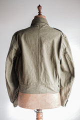 [~ 50's] British Army Green Denim Battle Jacket Size.7 "Dead Stock"