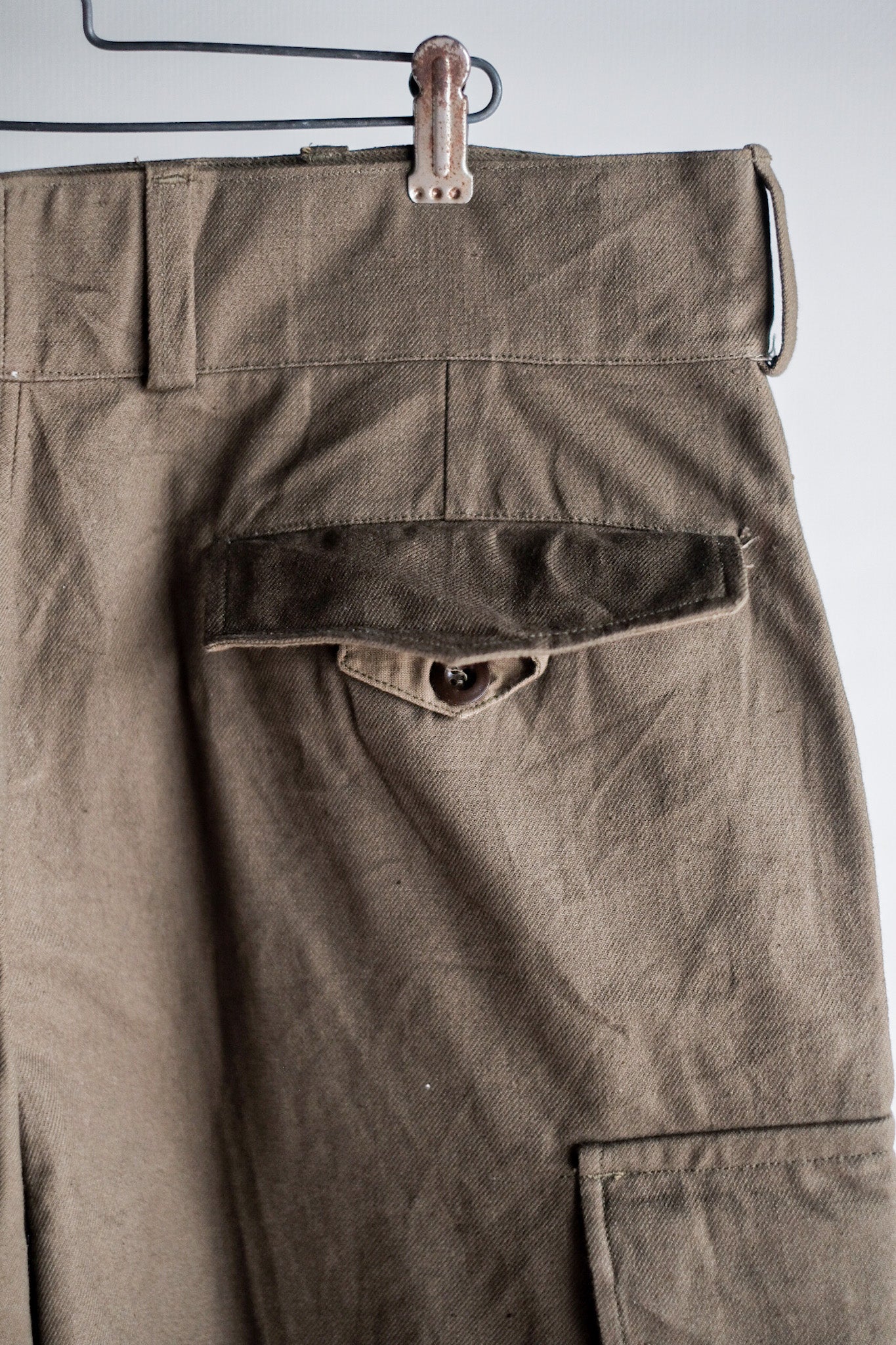 [~ 50's] French Army M47 Field Trousers Size.96c "Dead Stock"