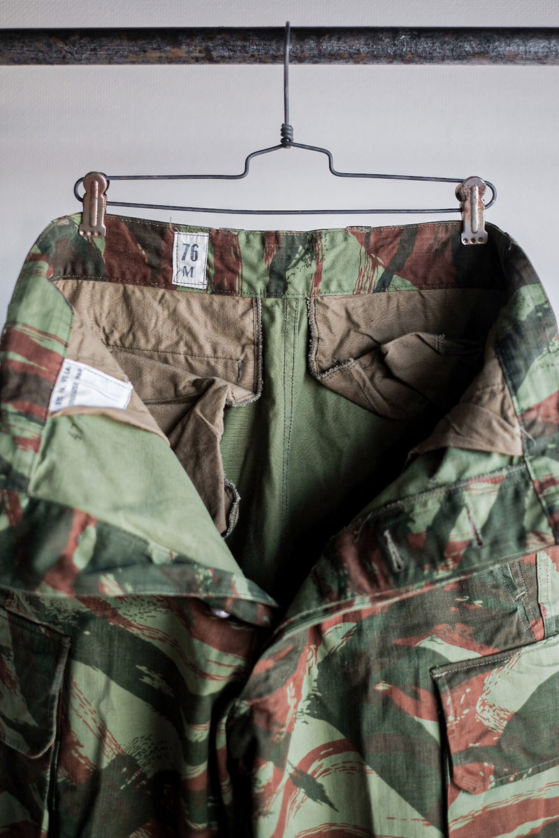 [~ 60's] กองทัพฝรั่งเศส M47 Lizard Camo Field Trousers ขนาด 76m