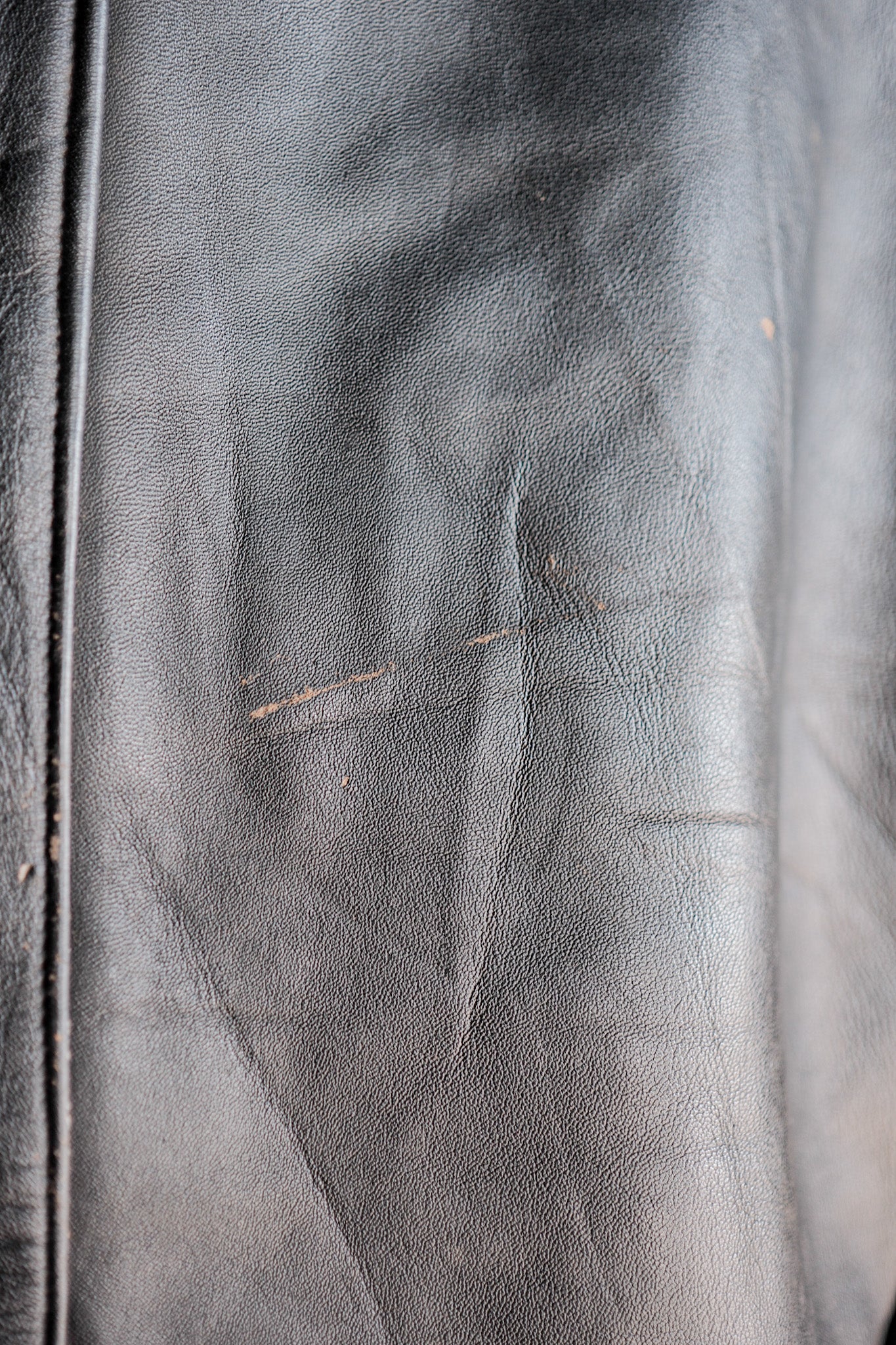 ［~50's］French Vintage Le Corbusier Leather Work Jacket "Wool Collar"