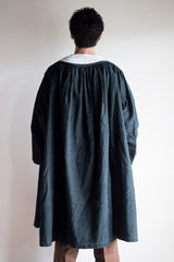 【Early 20th C】French Antique Indigo Linen Smock "Biaude"