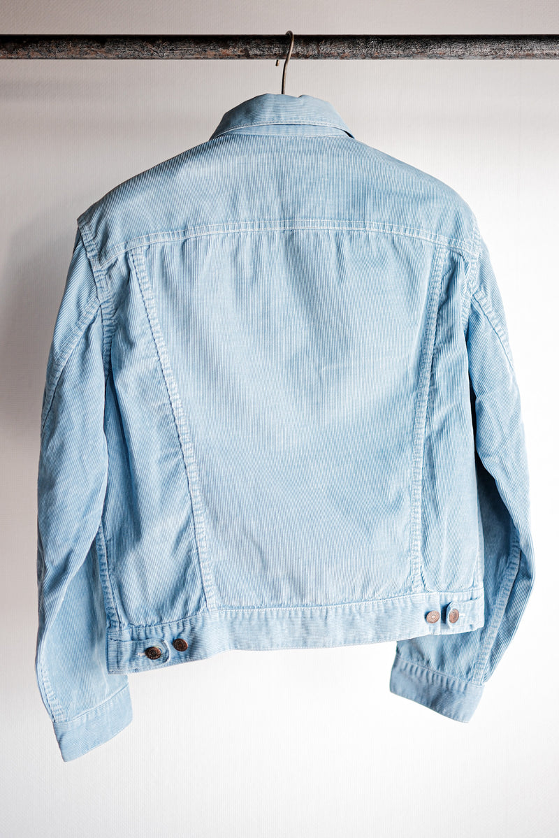 [~ 60's] แจ็คเก็ตผ้าลูกฟูกแบบผอมเพรียวของ Levi "Big E"