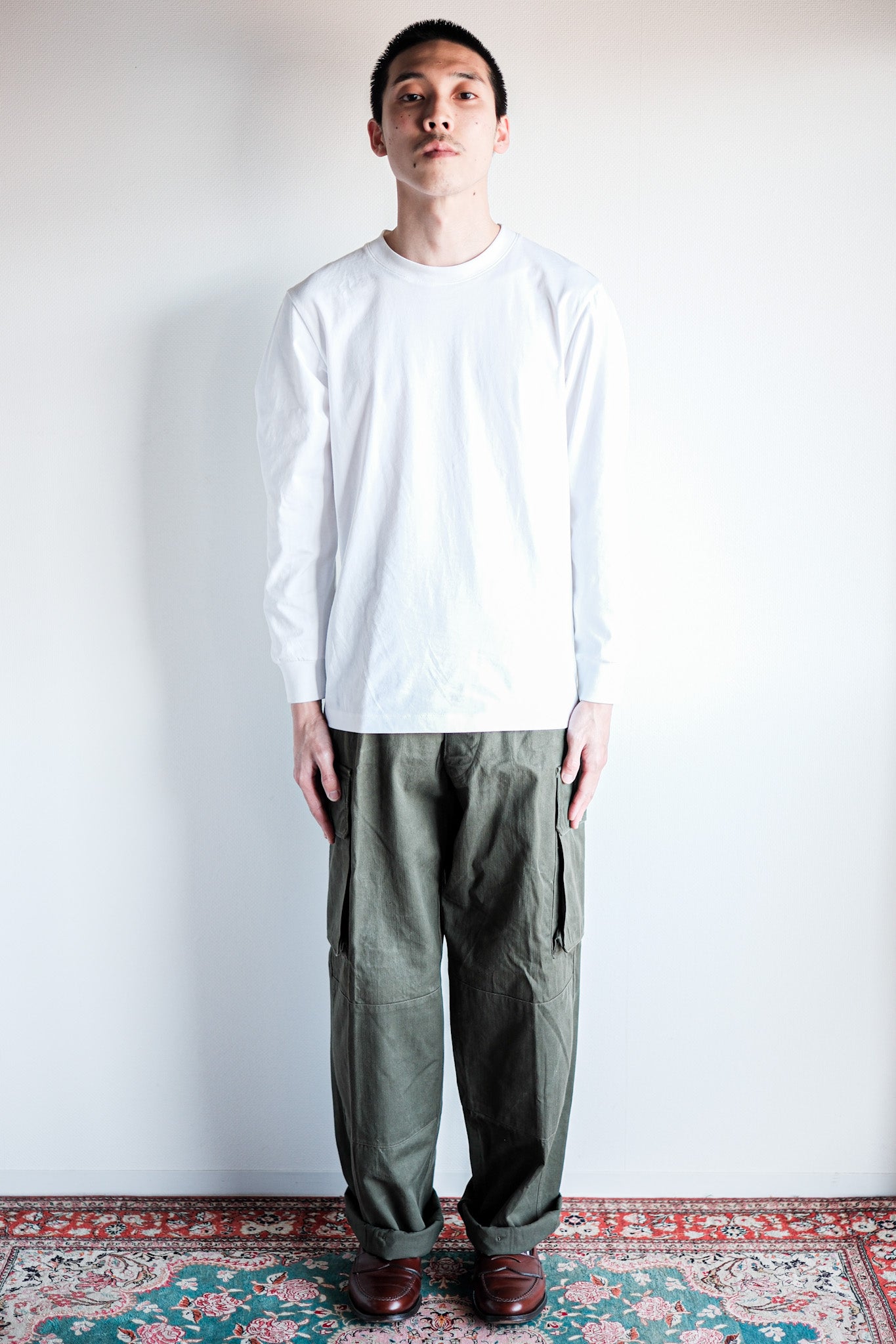 ［~60's］French Army M47 Field Trousers Size.33 "Dead Stock"