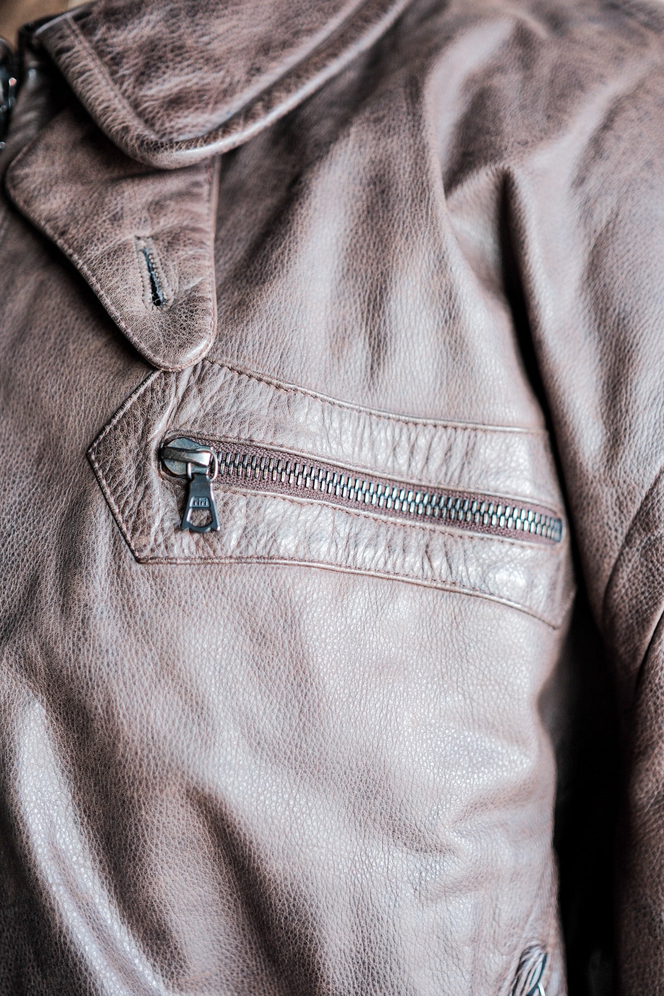 ［~90's］Old SERAPHIN Leather Jacket Size.52
