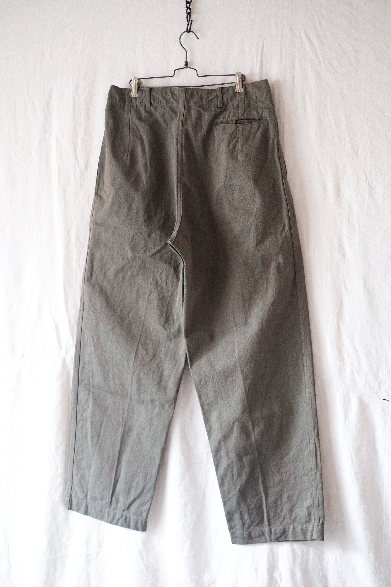 [~ 60's] กางเกงนักโทษกองทัพสวีเดน "สต็อกตาย"