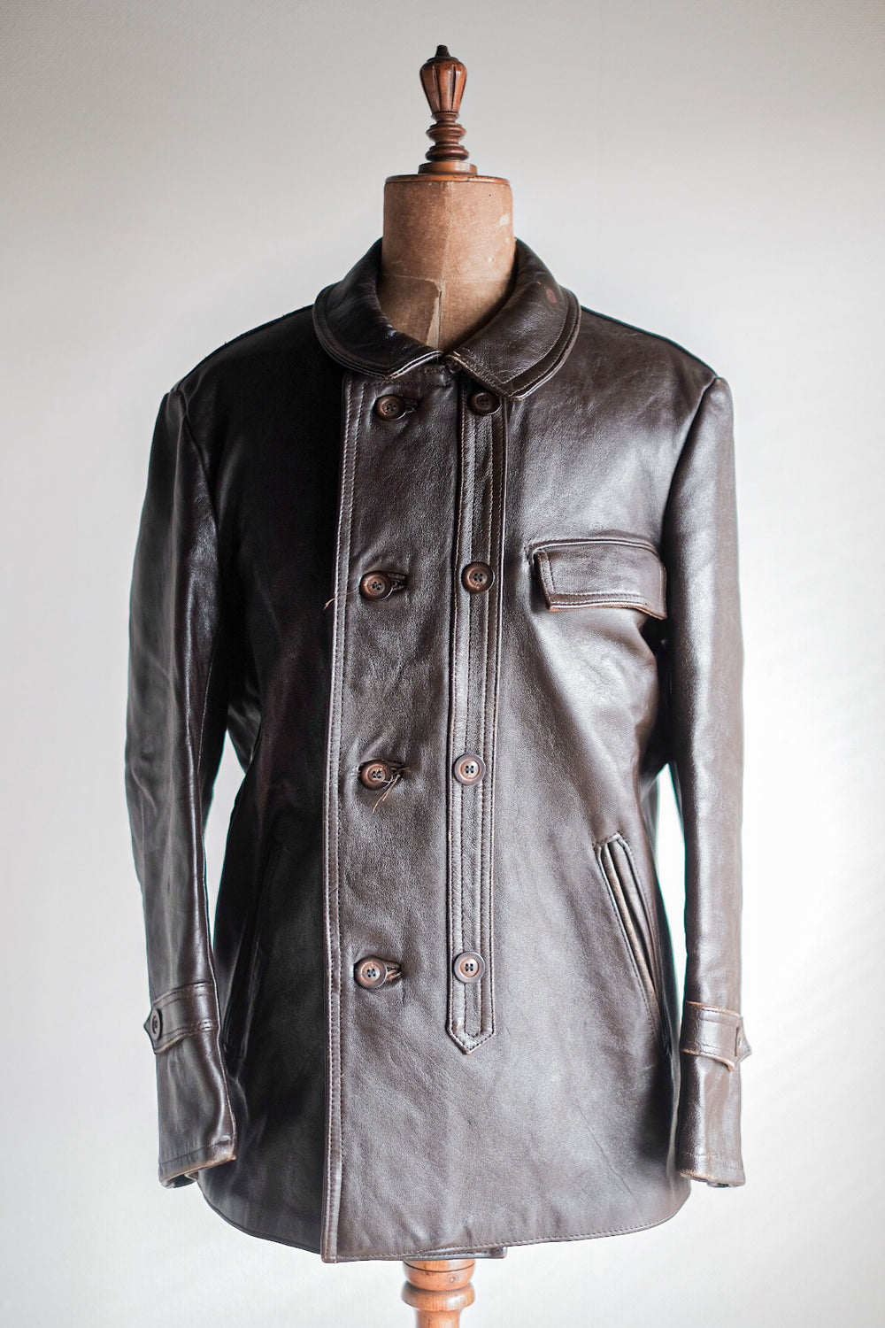 【~60's】French Vintage Le Corbusier Leather Work Jacket