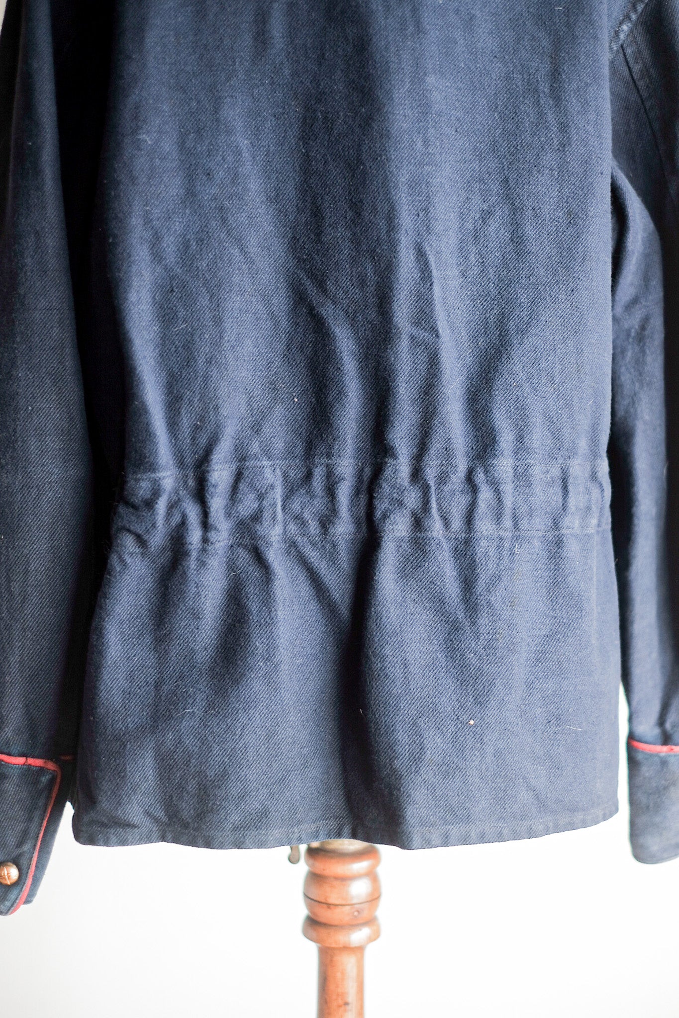 [〜30年代]法國復古靛藍棉花twill Firefighter夾克