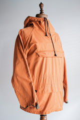 【~70's】Europe Vintage Orange Cotton Smock