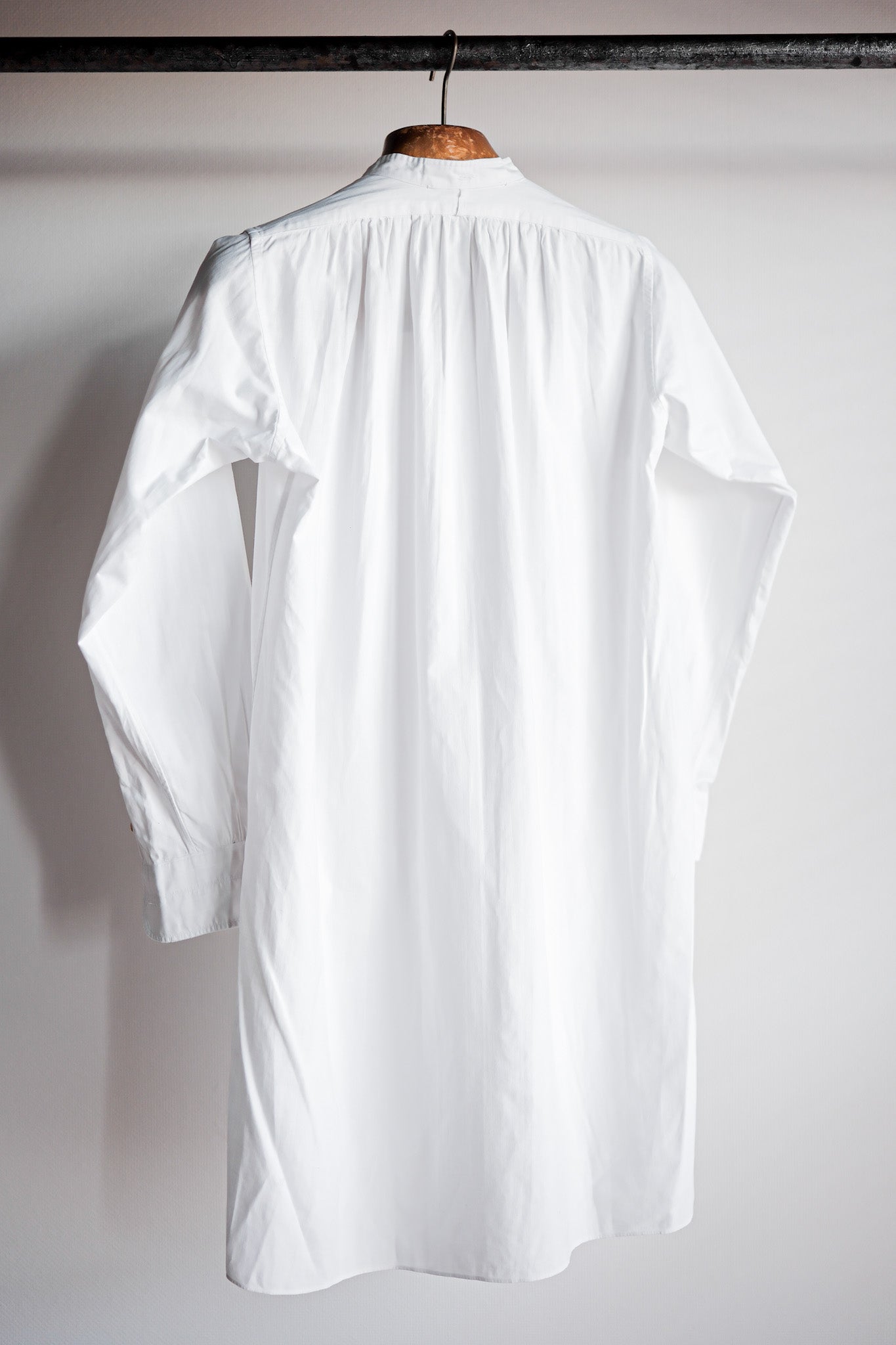 [~ 30's] French Vintage Cotton Dress Shirt "Belle Jardiniere"