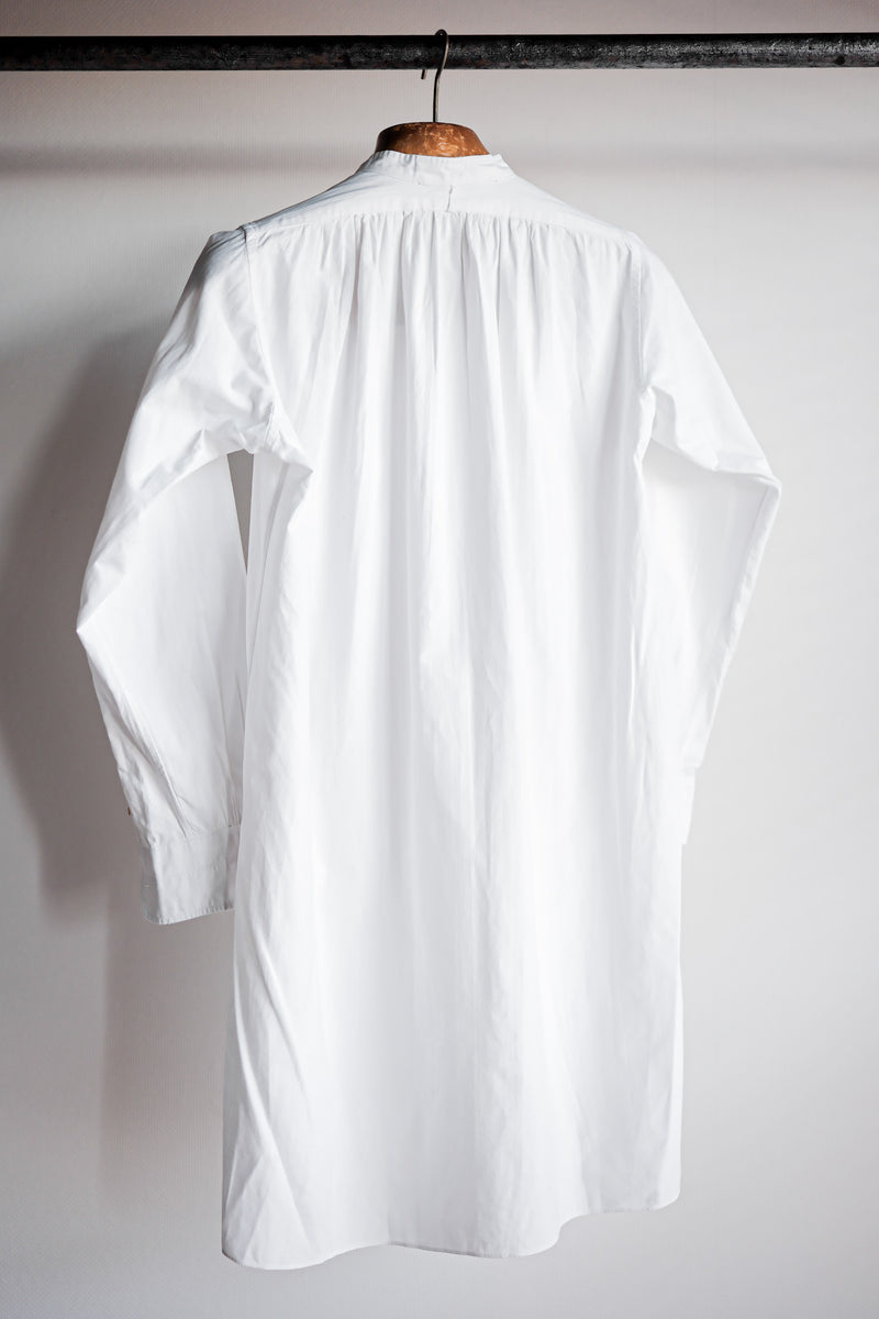 30's】French Vintage Cotton Dress Shirt 